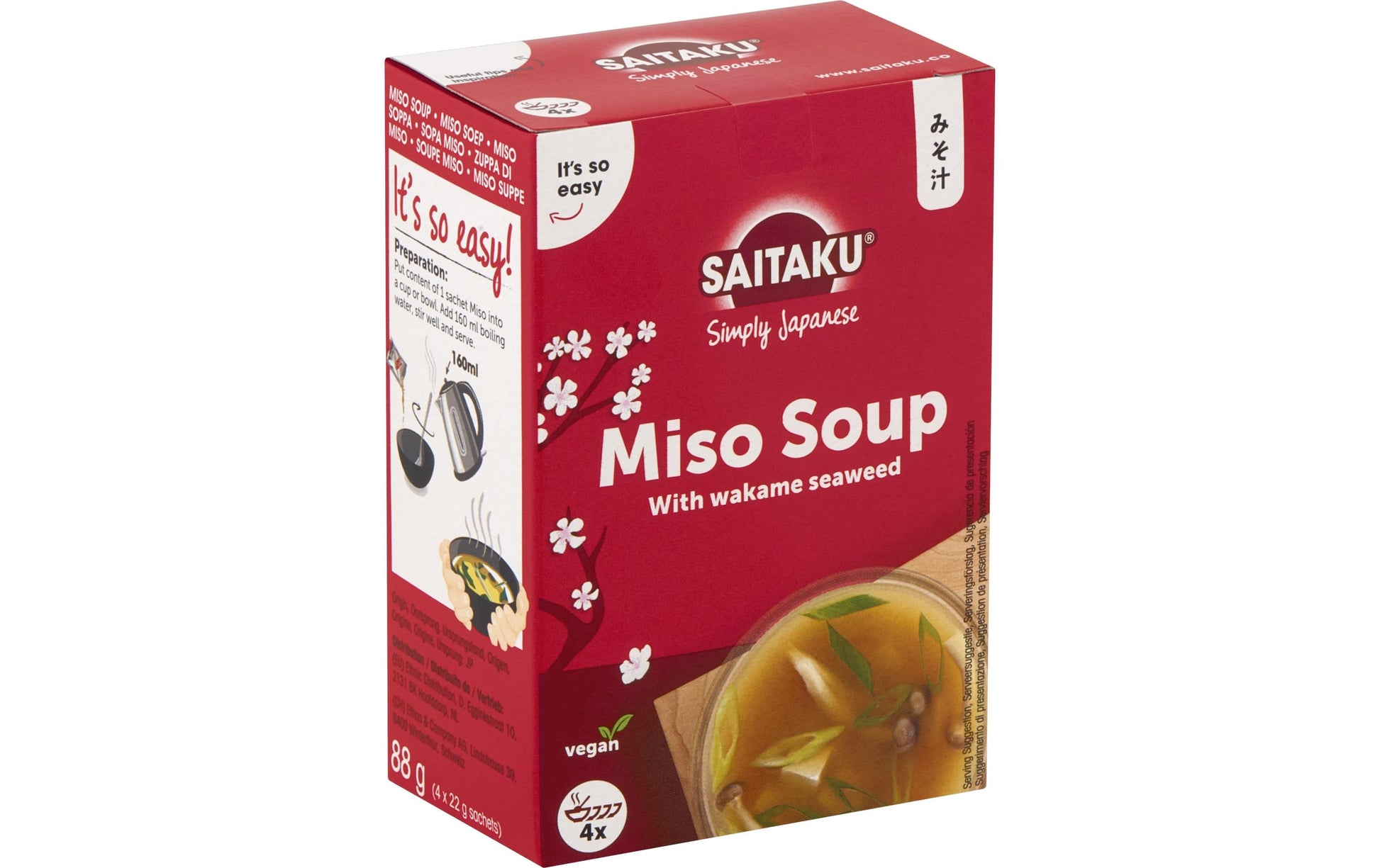 Saitaku Miso-Suppe – 88 g