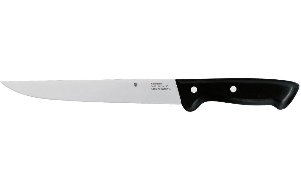 WMF Classic Line – Fleischmesser 20 cm, Edelstahl, Kunststoff, Schwarz