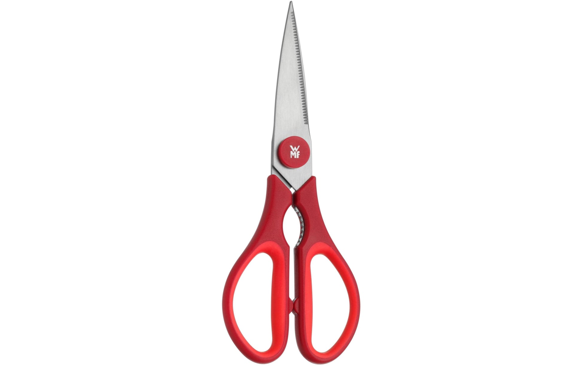WMF Küchenschere 21 cm, Edelstahl (Cromargan)/Kunststoff, Rot