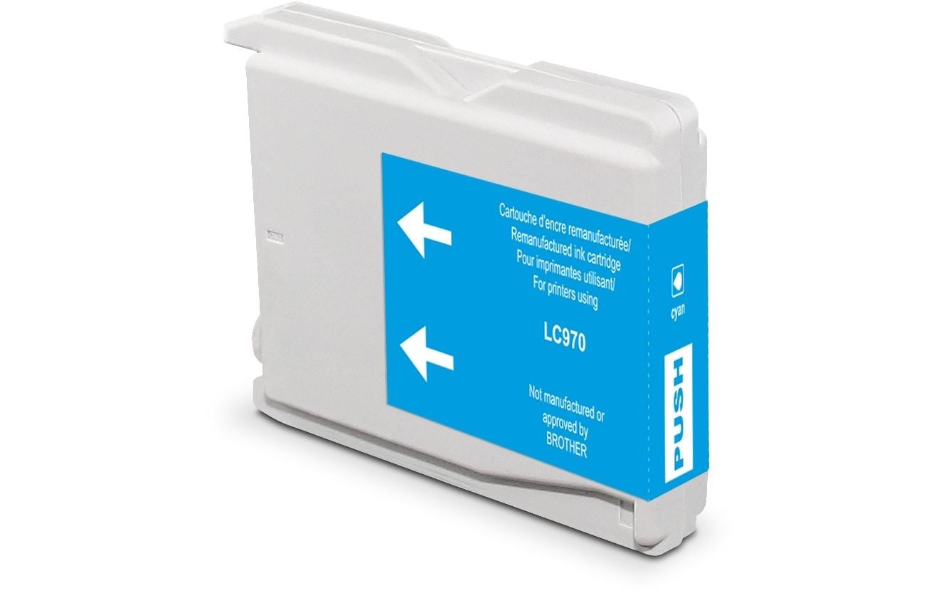 Generic ink Brother LC970C Cyan Tintenpatrone (Kompatibel) – 950 Seiten – für Brother MFC-235 C