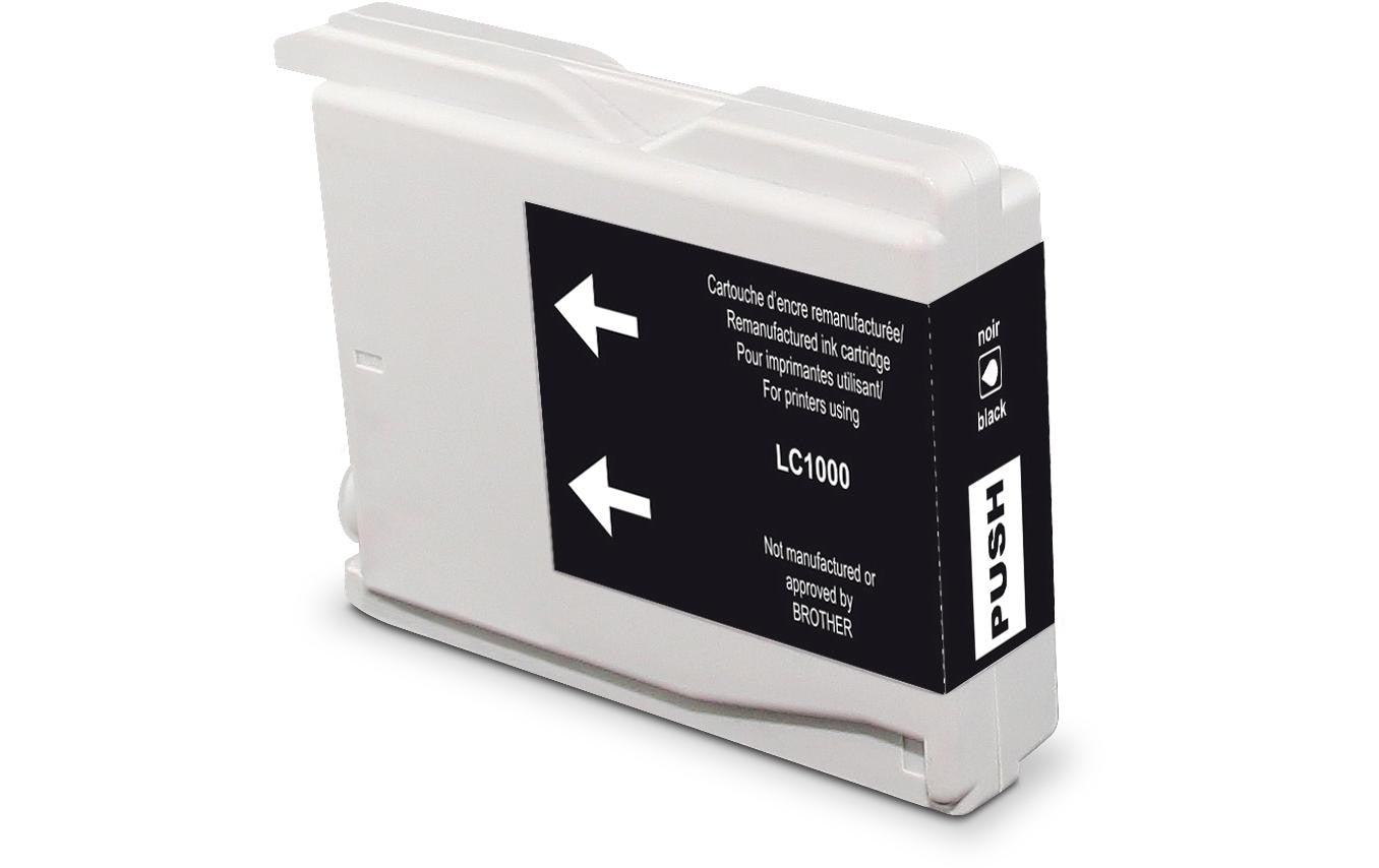 Generic ink GenericInk LC1000BK Schwarz Tintenpatrone (Kompatibel) – 665 Seiten – für Brother Intellifax 2480 C