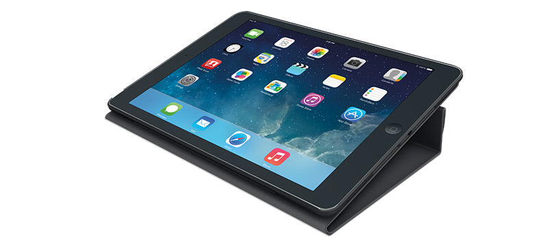 Logitech Turnaround Folio – iPad Air, Schwarz, Mikrofaser, Polycarbonat, Polyurethan