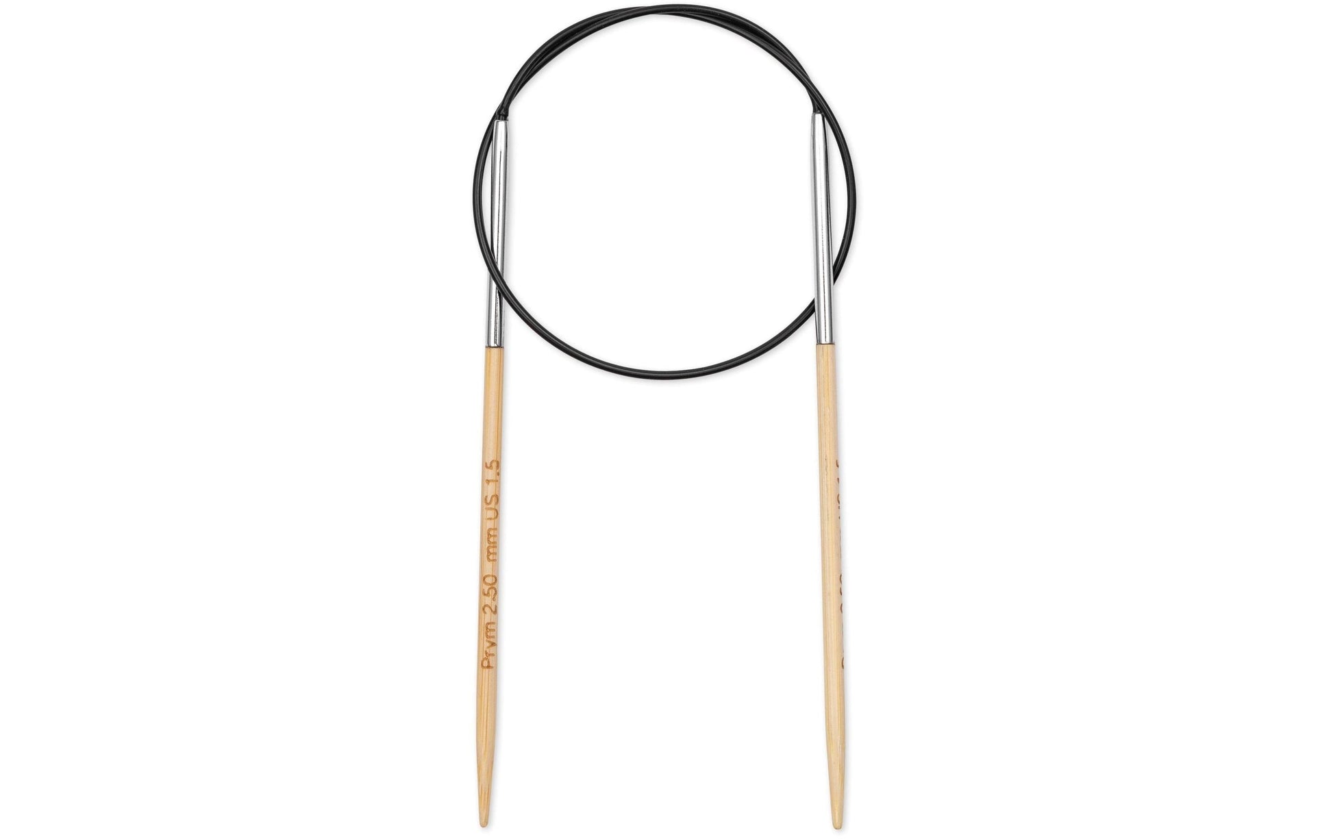 Prym 1530 Rundstricknadel Bambus – 2,5 mm, 40 cm, 1 Stk.