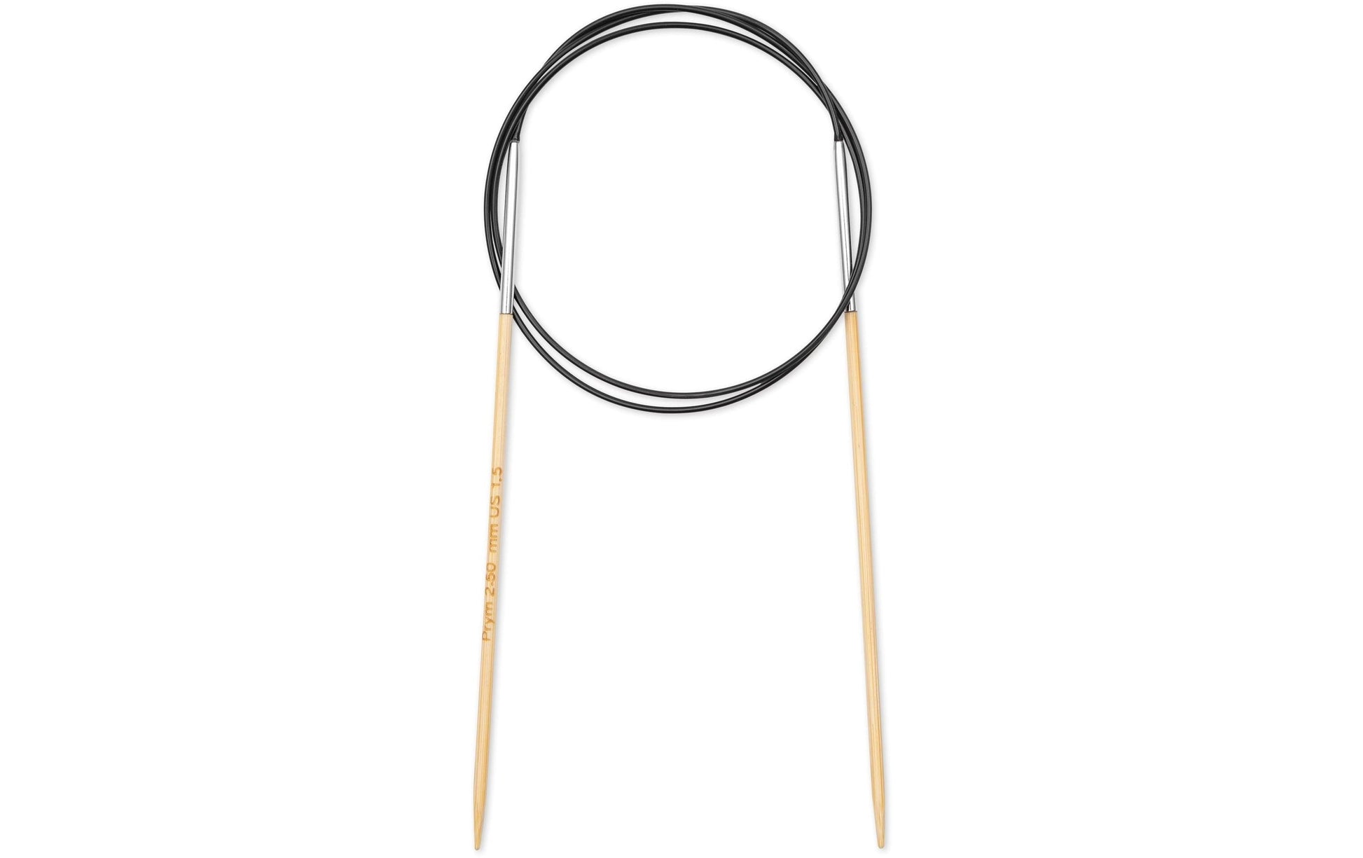 Prym 1530 Rundstricknadel 2,5 mm – 80 cm, Bambus, 1 Stk.