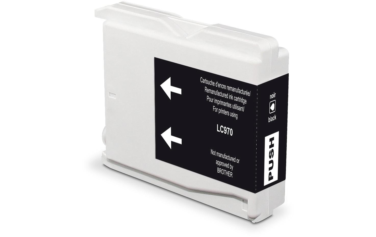 Generic ink GenericInk LC970BK Schwarz Tintenpatrone (Kompatibel) – 750 Seiten – für Brother DCP-150C