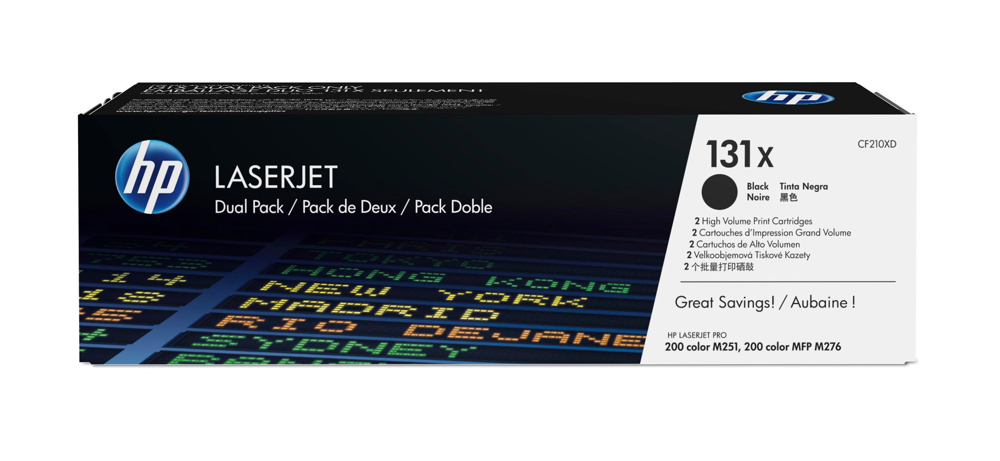 HP Toner-Multipack 131X – Schwarz, 2400 Seiten