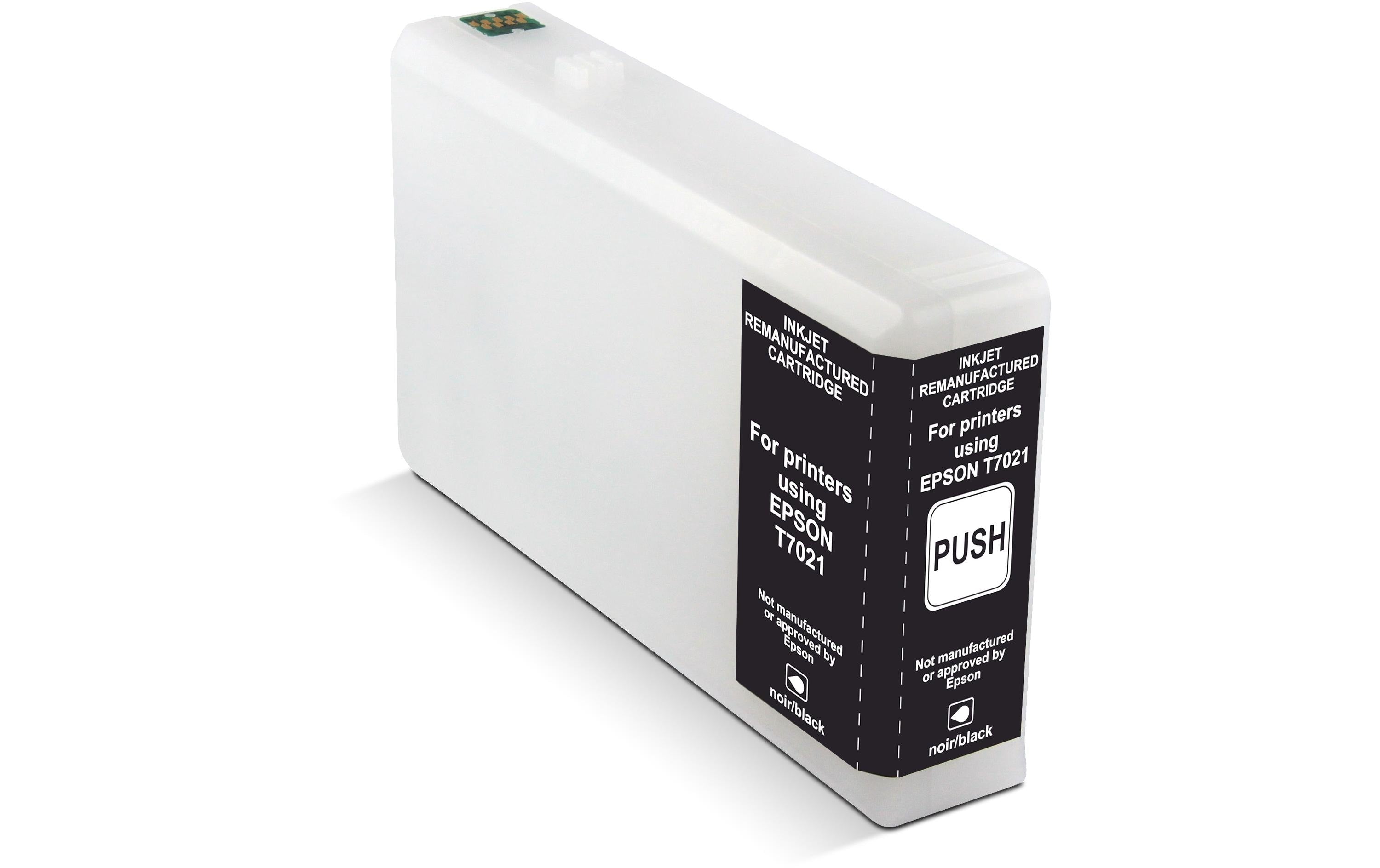 Generic ink GenericInk T7021 Schwarz Tintenpatrone (Kompatibel) – 2'860 Seiten – für Epson WorkForce Pro WP 4095 DN
