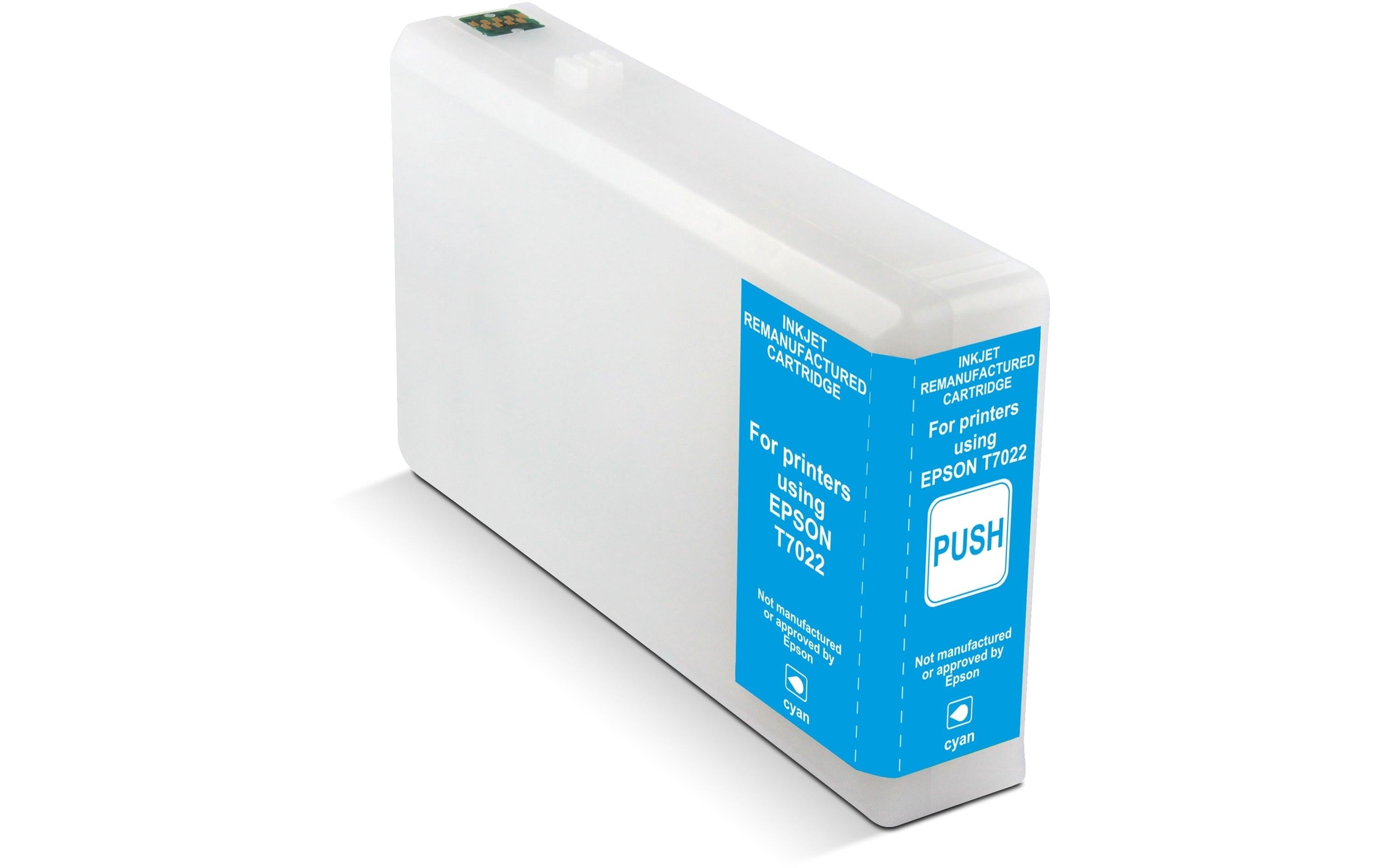 Generic ink GenericInk T7022 Cyan Tintenpatrone (Kompatibel) – 2'535 Seiten – für Epson Workforce Pro WP 4535