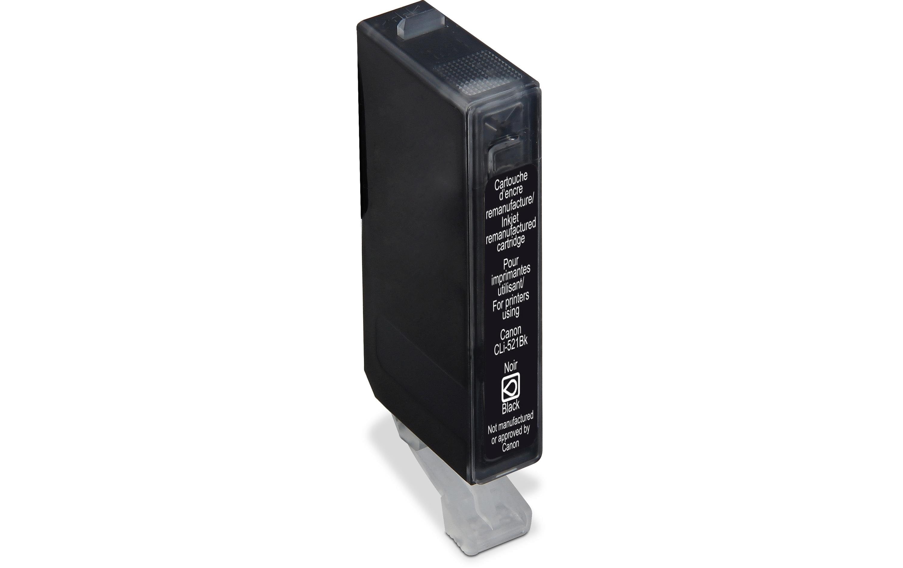 Generic ink CLI-521BK Schwarz Tintenpatrone (Kompatibel) – 9 ml – für Canon Pixma MP980