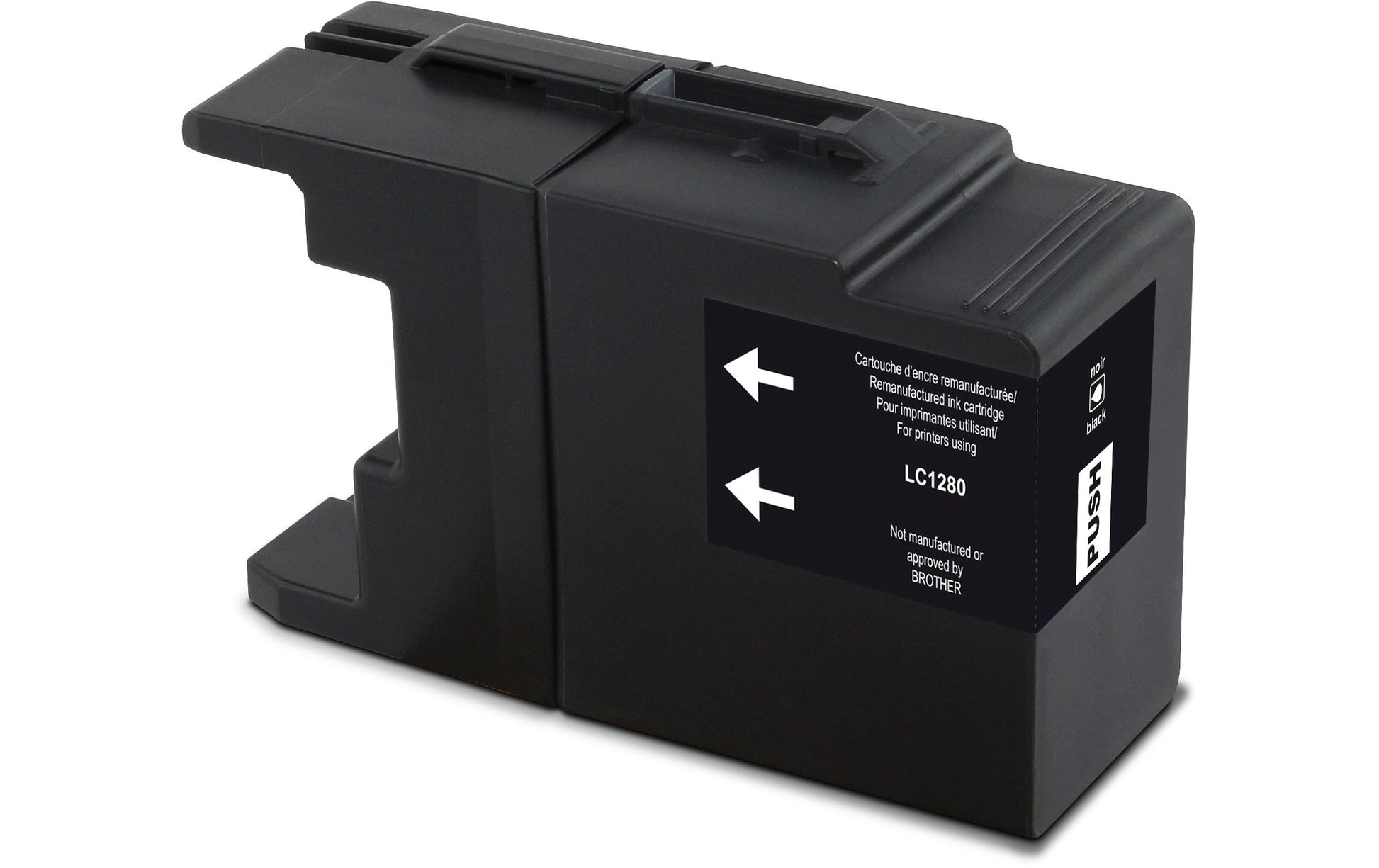 Generic ink GenericInk LC1280XLBK Schwarz Tintenpatrone (Kompatibel) – 2'455 Seiten – für Brother MFC-J 6910 DW