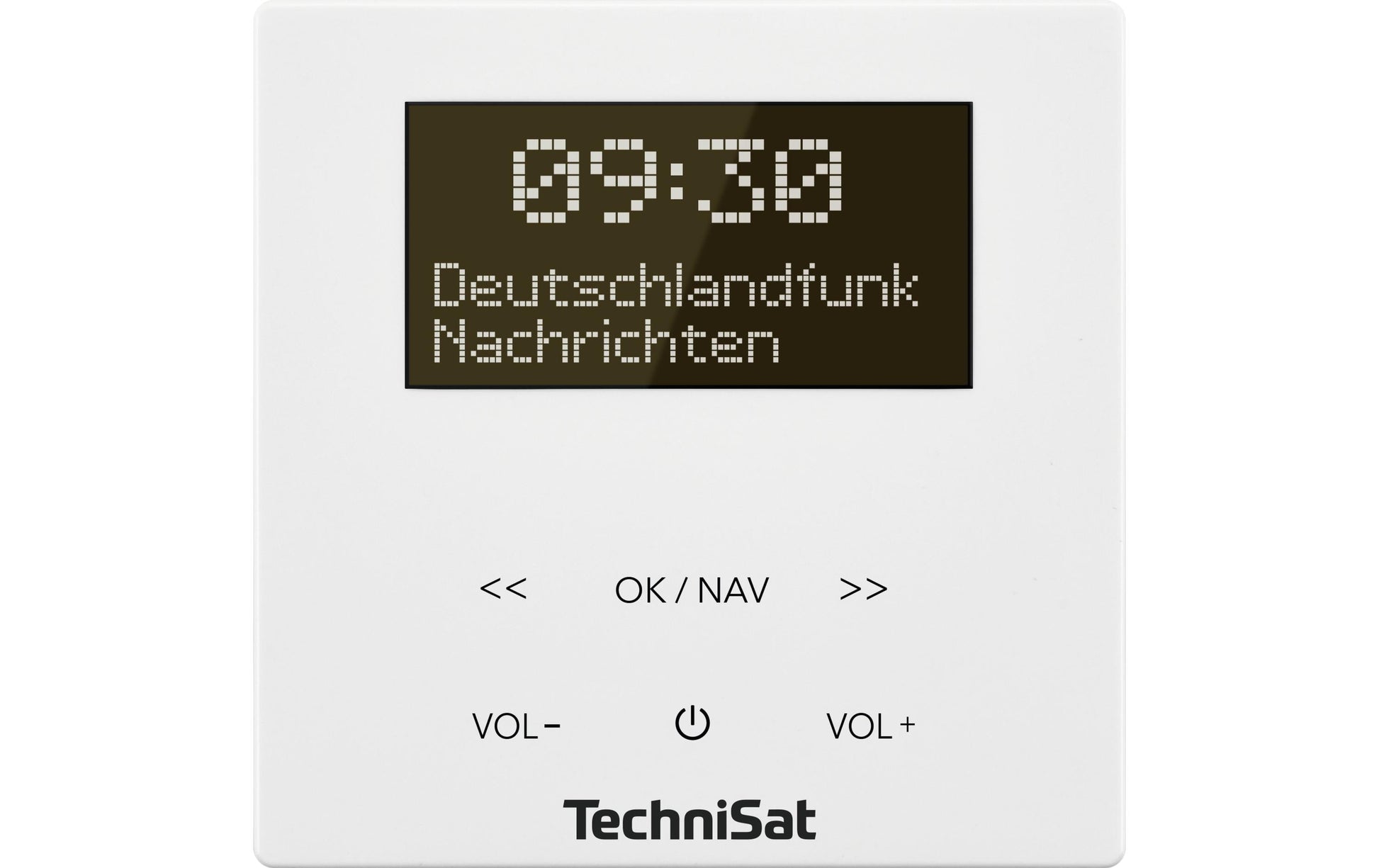 TechniSat DigitRadio Up 55 – DAB+, UKW, Bluetooth, WLAN – Weiss