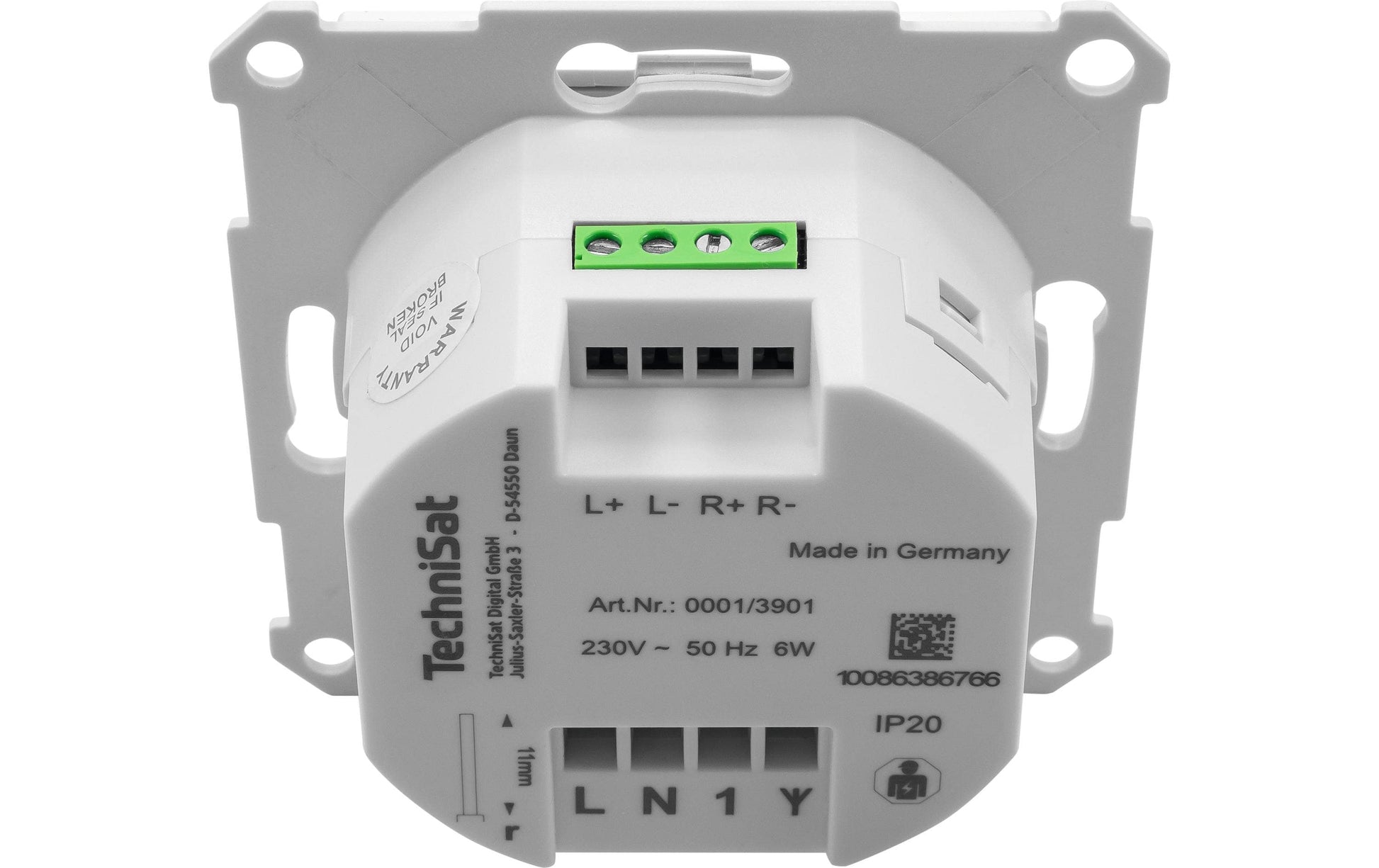 TechniSat DigitRadio Up 55 – DAB+, UKW, Bluetooth, WLAN – Weiss