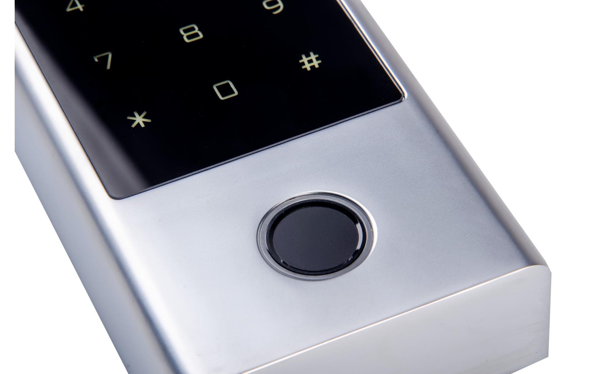DNT Fingerprint-Codeschloss BioAccess PRO – 68 × 25 × 145 mm, silber, IP66