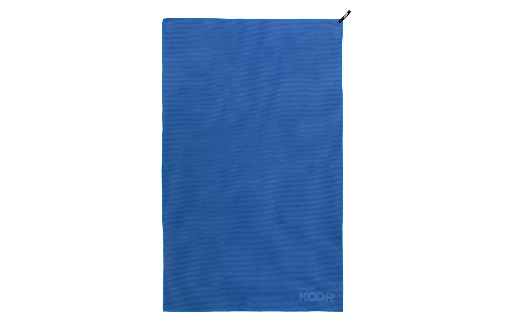 KOOR Handtuch Silva – 55 × 90 cm, Blau, Polyamid/Polyester