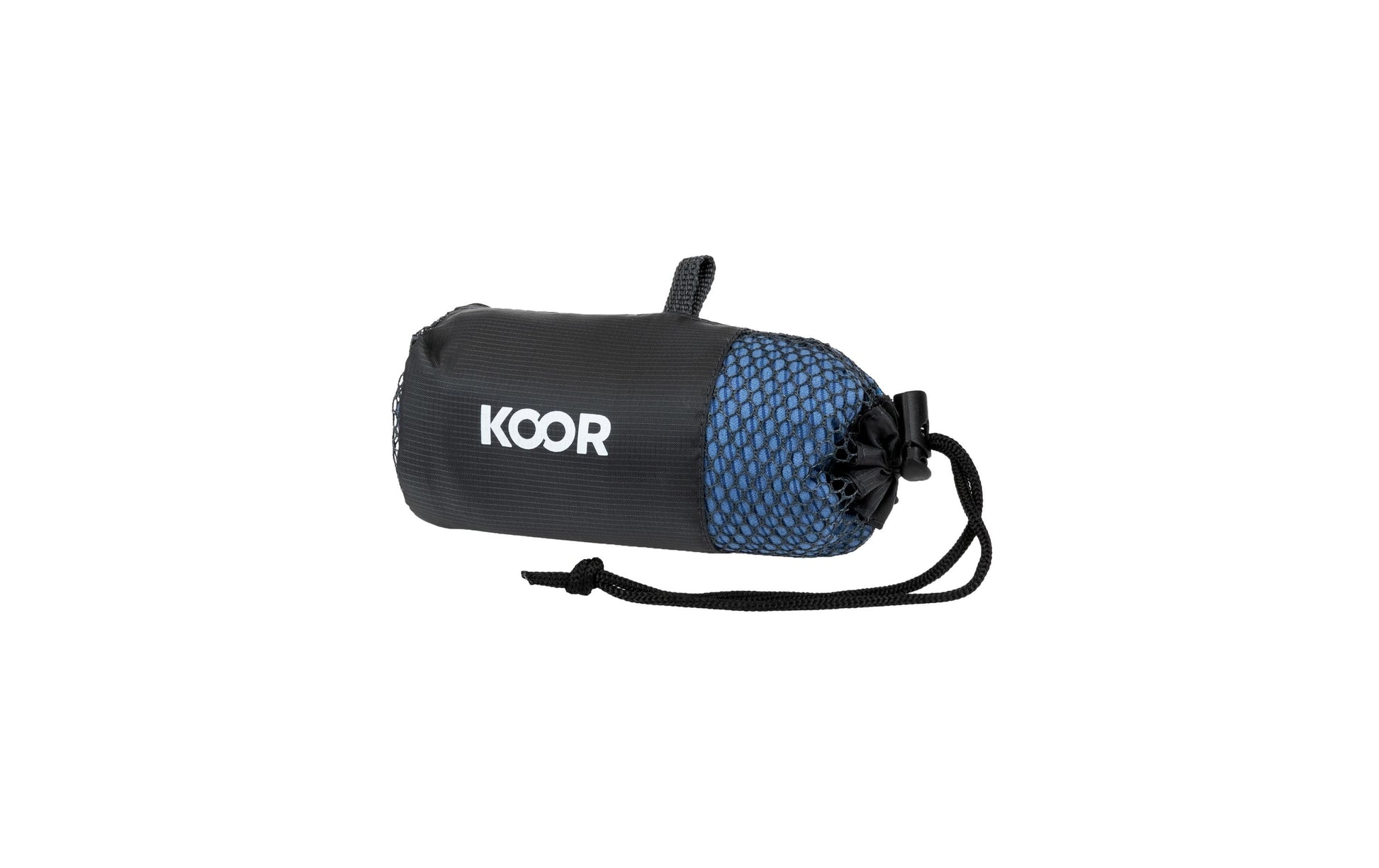 KOOR Handtuch-Set – 3-teilig (3× 35 × 55 cm), Blau, Polyamid/Polyester