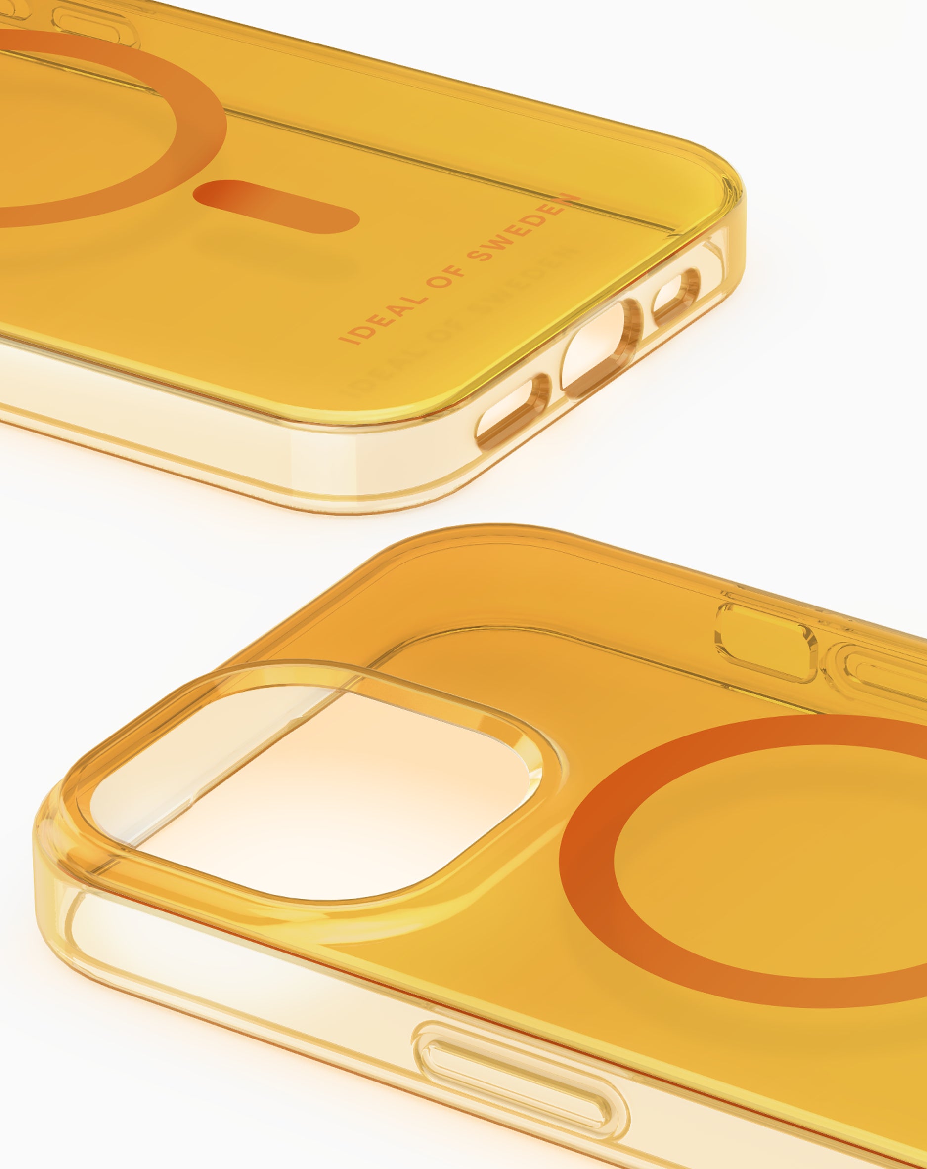 iDeal of Sweden Backcover – für Apple iPhone 15 – Orange – PC – MagSafe-kompatibel, sturzsicher bis 1,82 m