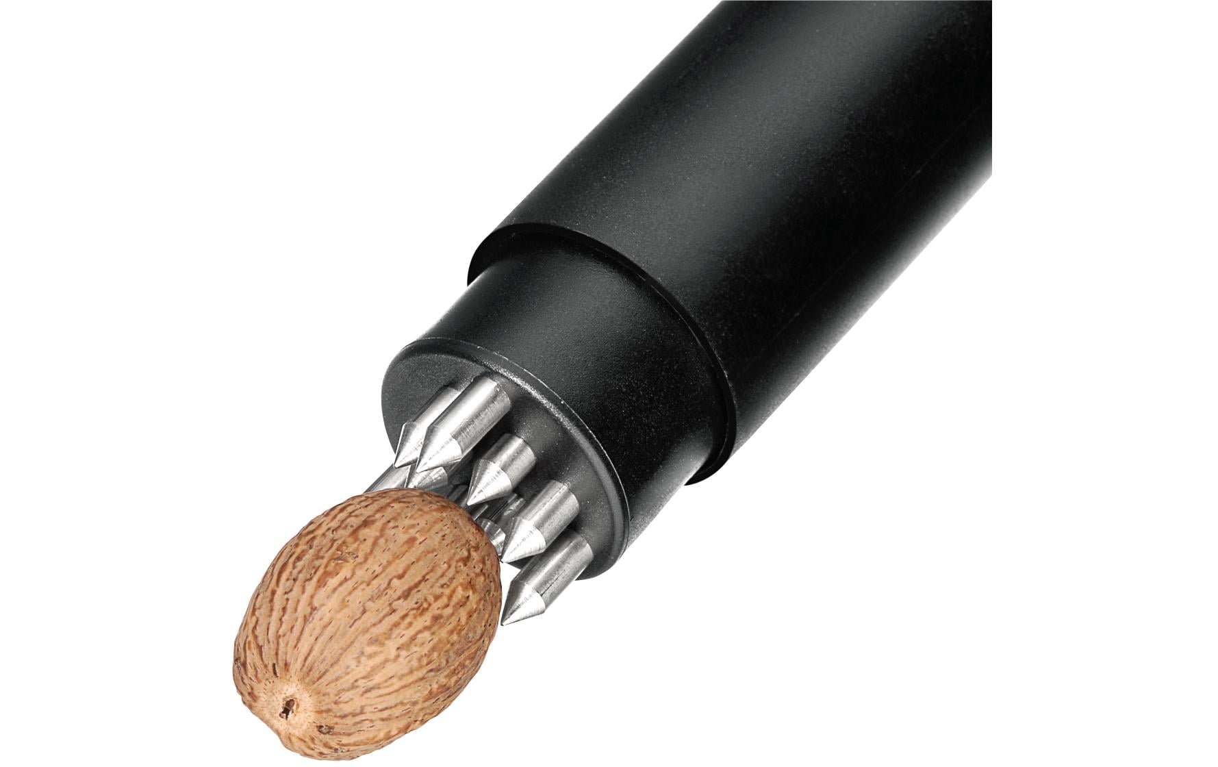 WMF Top Tools – Muskatmühle 16,5 cm, Cromargan (Edelstahl), Schwarz/Silber