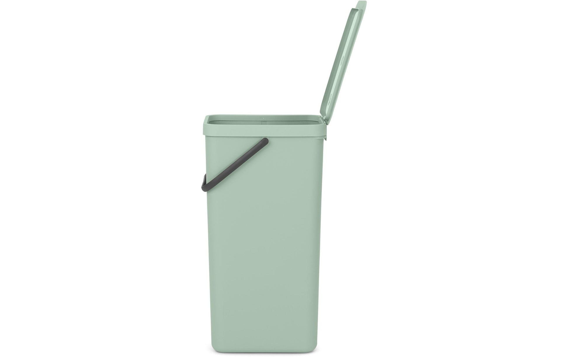 Brabantia Abfallcontainer – 40 l, mit Deckel – Kunststoff, Hellgrün – B × H × T 267 × 620 × 341 mm
