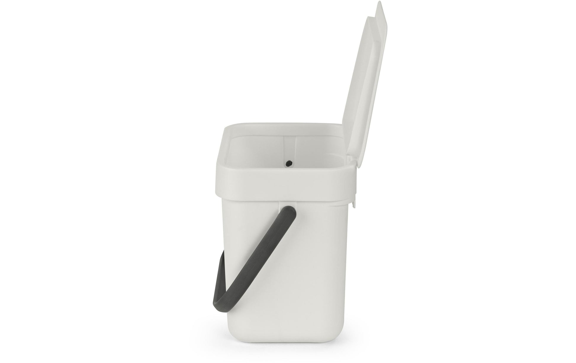 Brabantia Komposteimer – 3 l – Kunststoff, rechteckig – hellgrau
