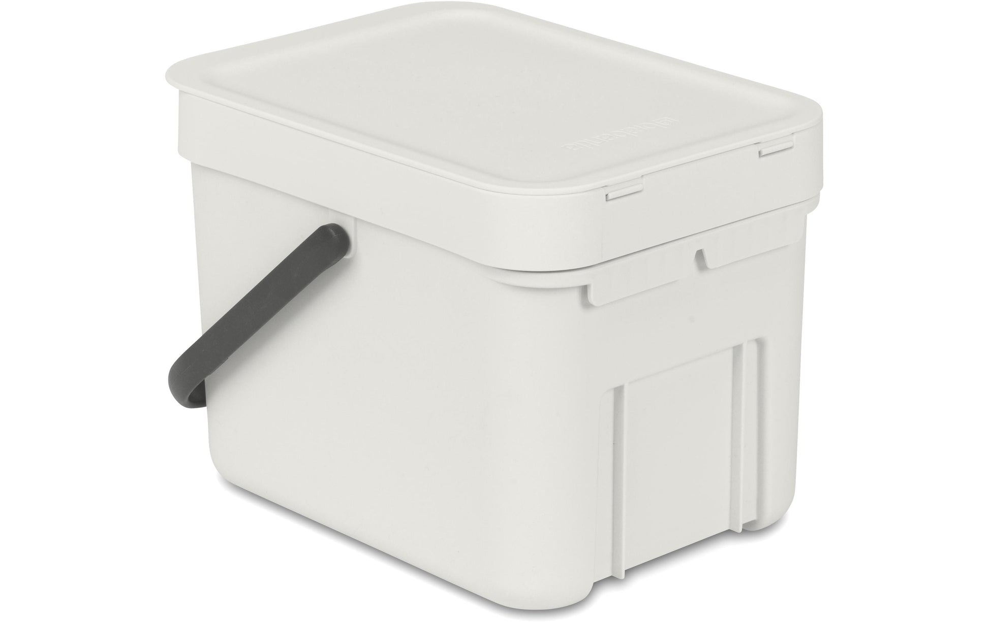 Brabantia Komposteimer – 6 l – Kunststoff, rechteckig – hellgrau
