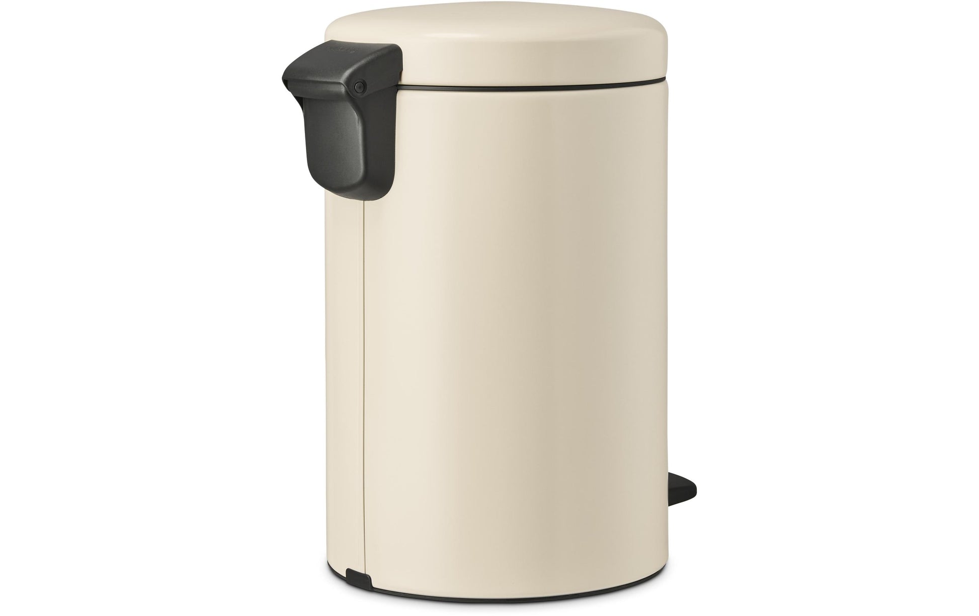 Brabantia NewIcon Treteimer – 12 l – Edelstahl, rund – Beige