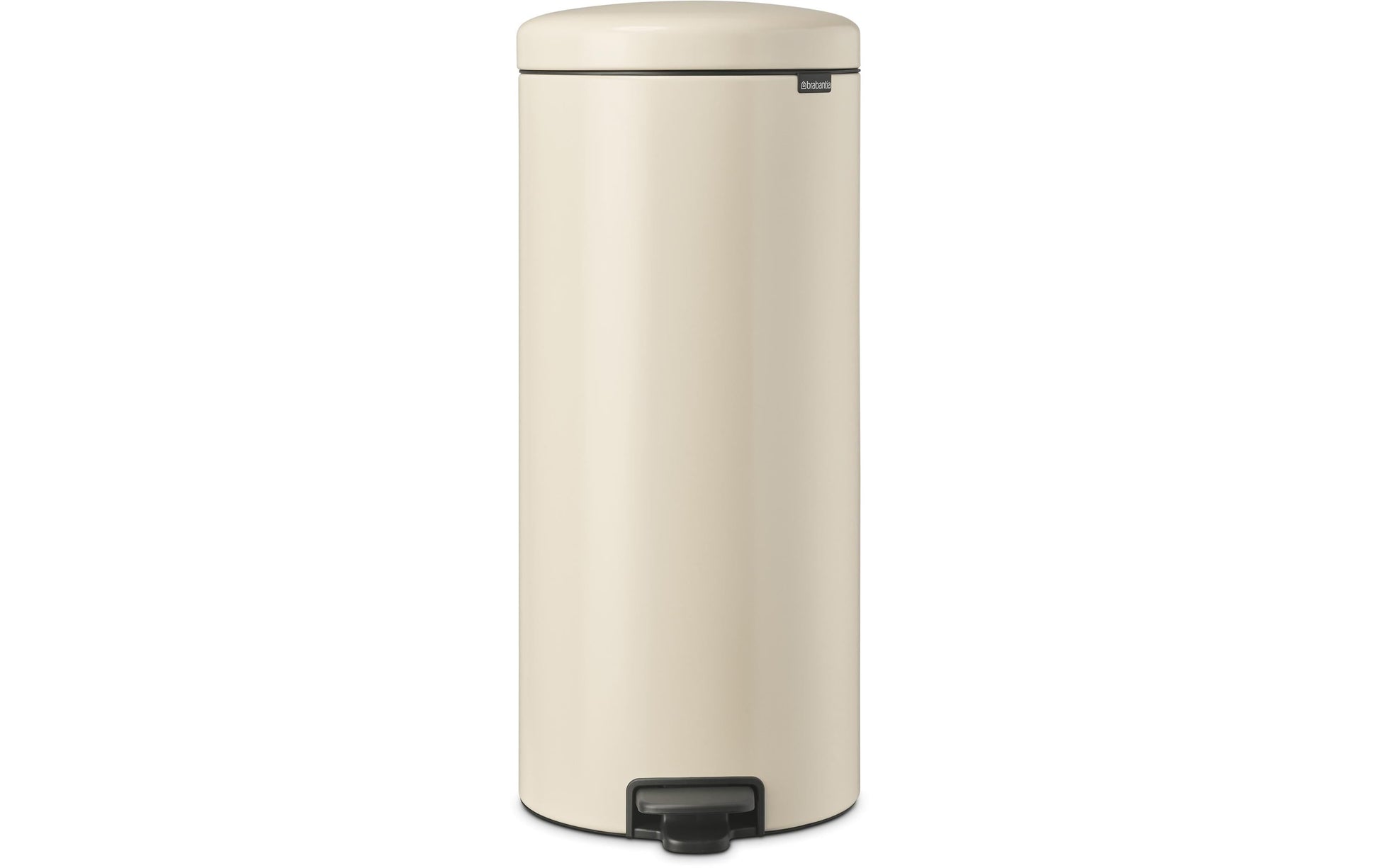Brabantia NewIcon Treteimer – 30 l – Edelstahl, rund – Beige