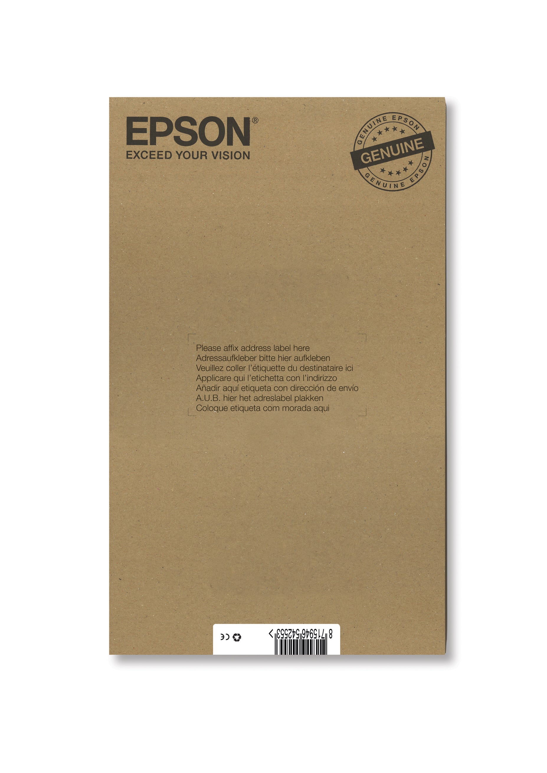 Epson T0807 Tintenpatronen-Multipack, Schwarz/Cyan/Magenta/Gelb (Original)