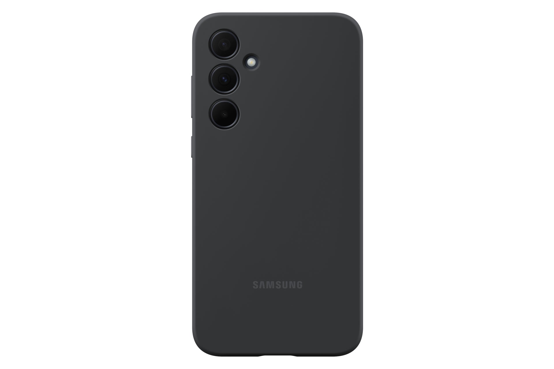 Samsung Backcover – für Samsung Galaxy A35 5G, Silikon, Schwarz, stossfest, kratzresistent