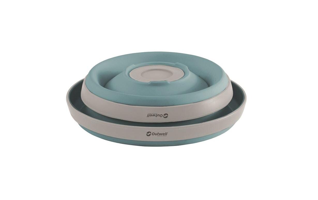 Outwell Collaps Schüssel – 3er Set, Kunststoff (TPE), Blau, zusammenklappbar