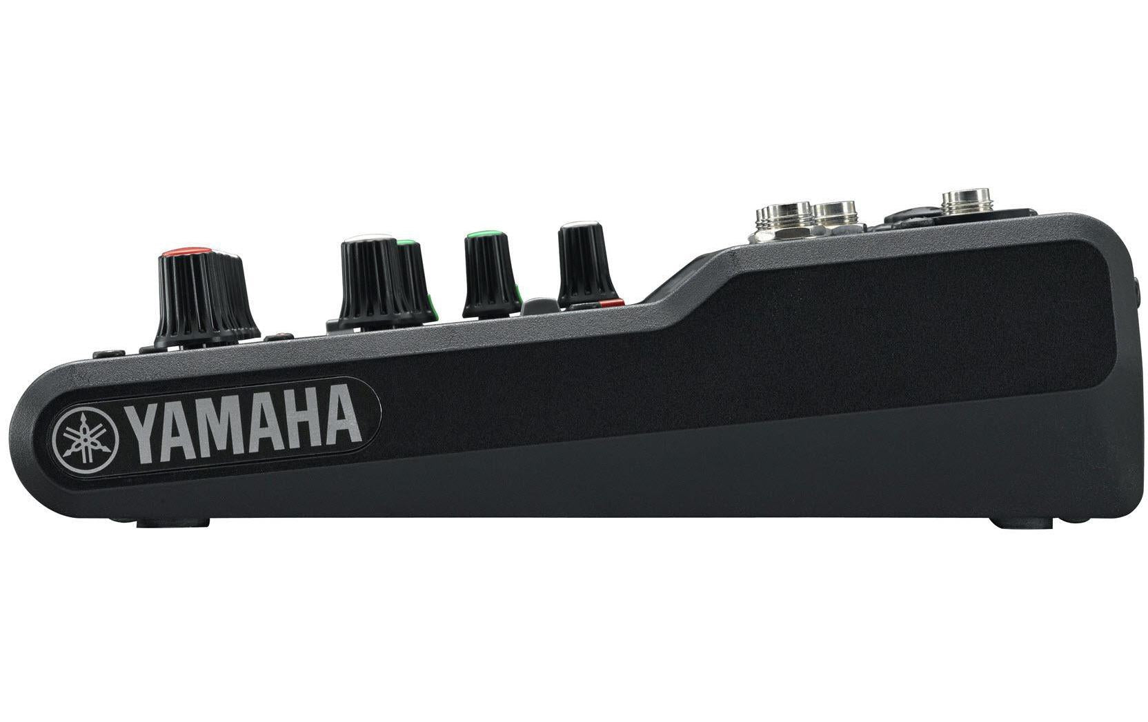 Yamaha MG06 – 6-Kanal Mixer, 2 Stereoeingänge, 1 Auxweg, Schwarz