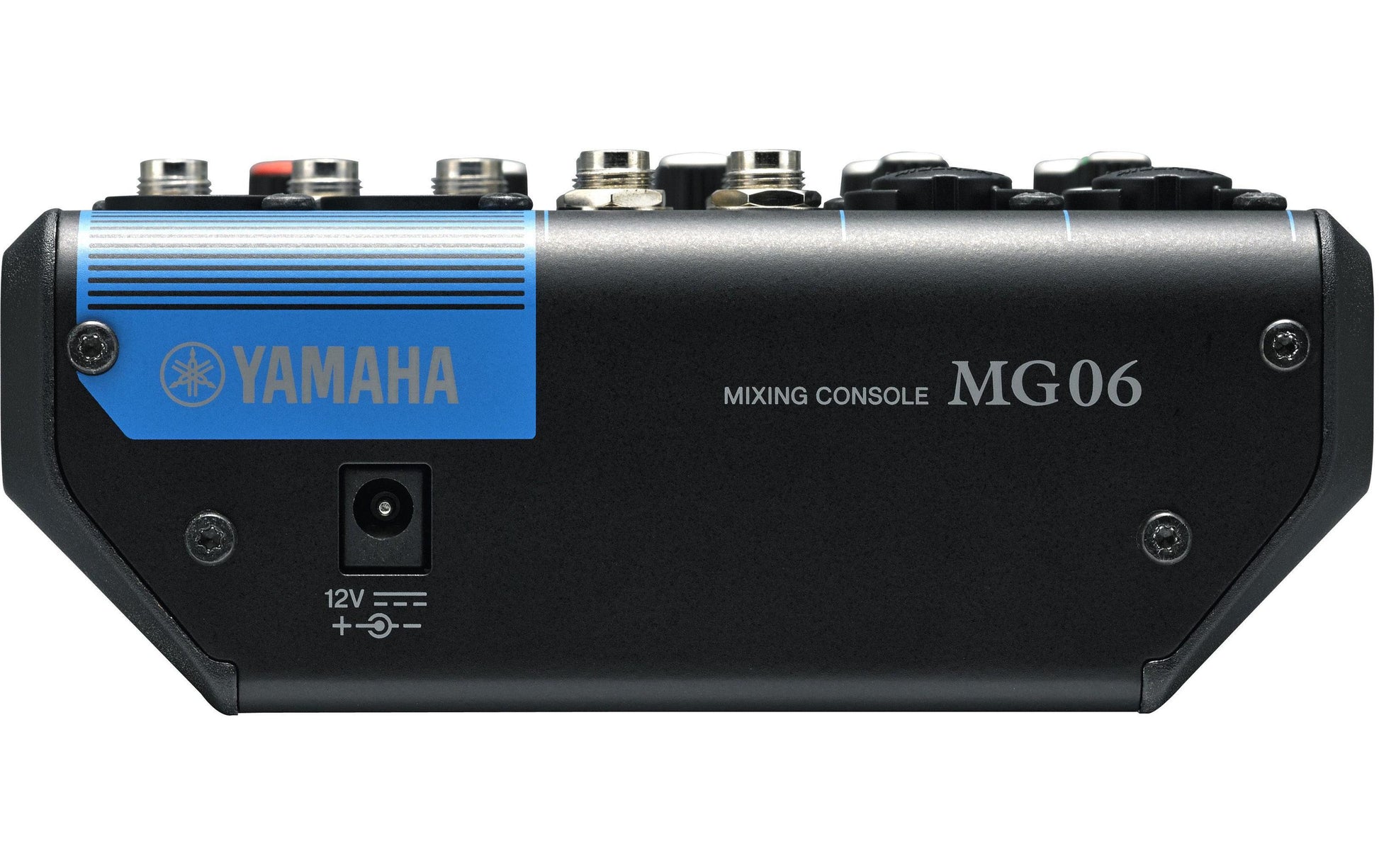 Yamaha MG06 – 6-Kanal Mixer, 2 Stereoeingänge, 1 Auxweg, Schwarz