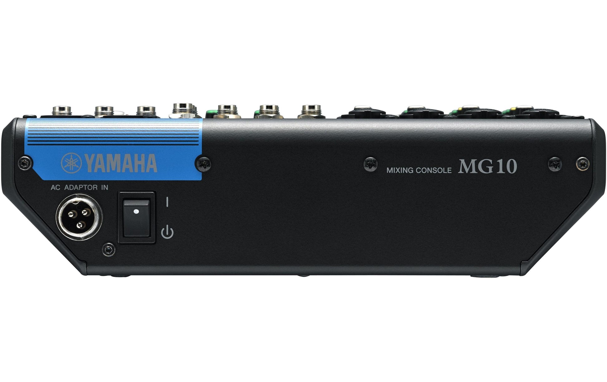 Yamaha MG10 – 10-Kanal Mixer, 3 Stereoeingänge, 1 Auxweg, Schwarz