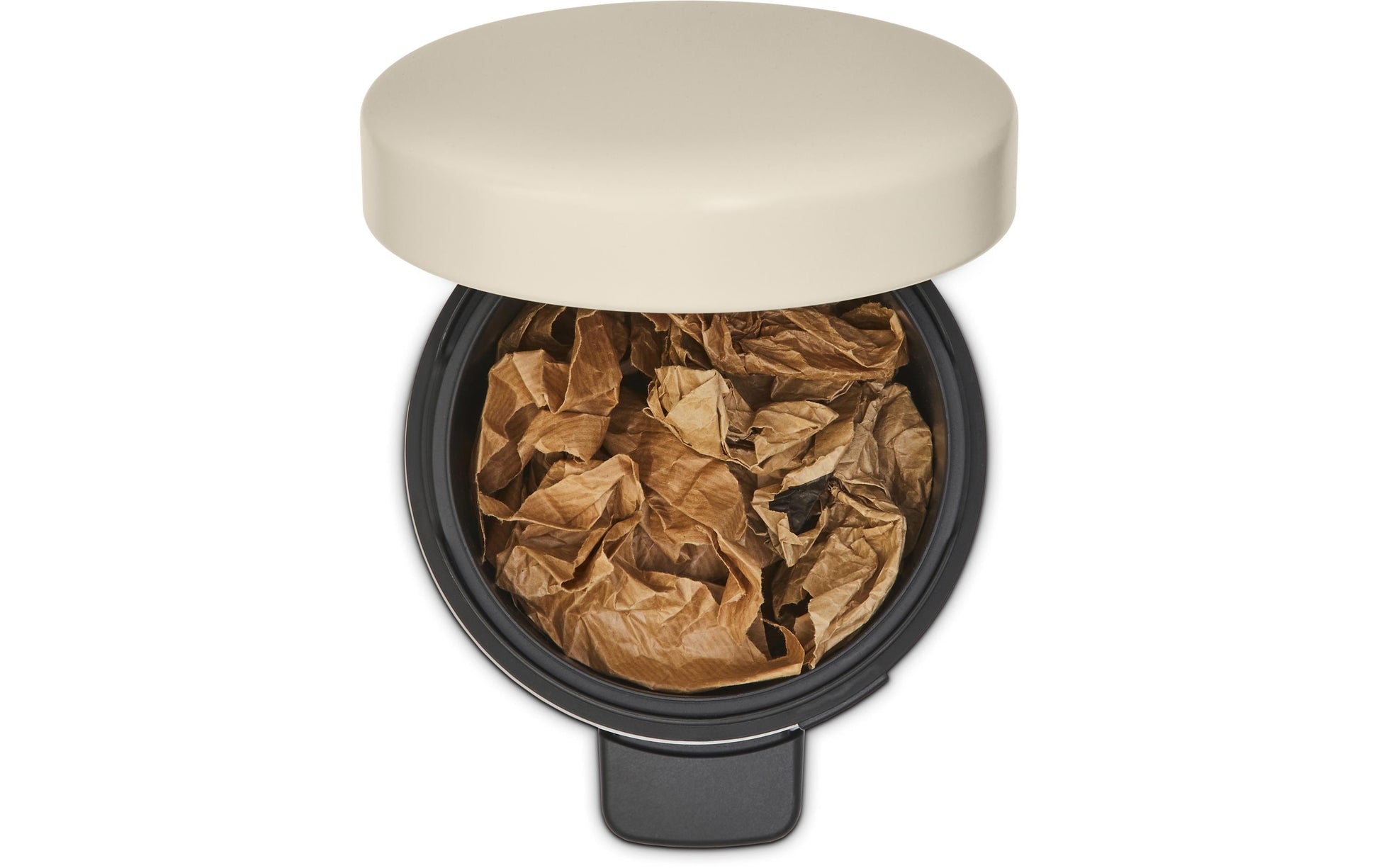 Brabantia NewIcon Treteimer – 3 l – Edelstahl, rund – Anti-Rutsch-Basis
