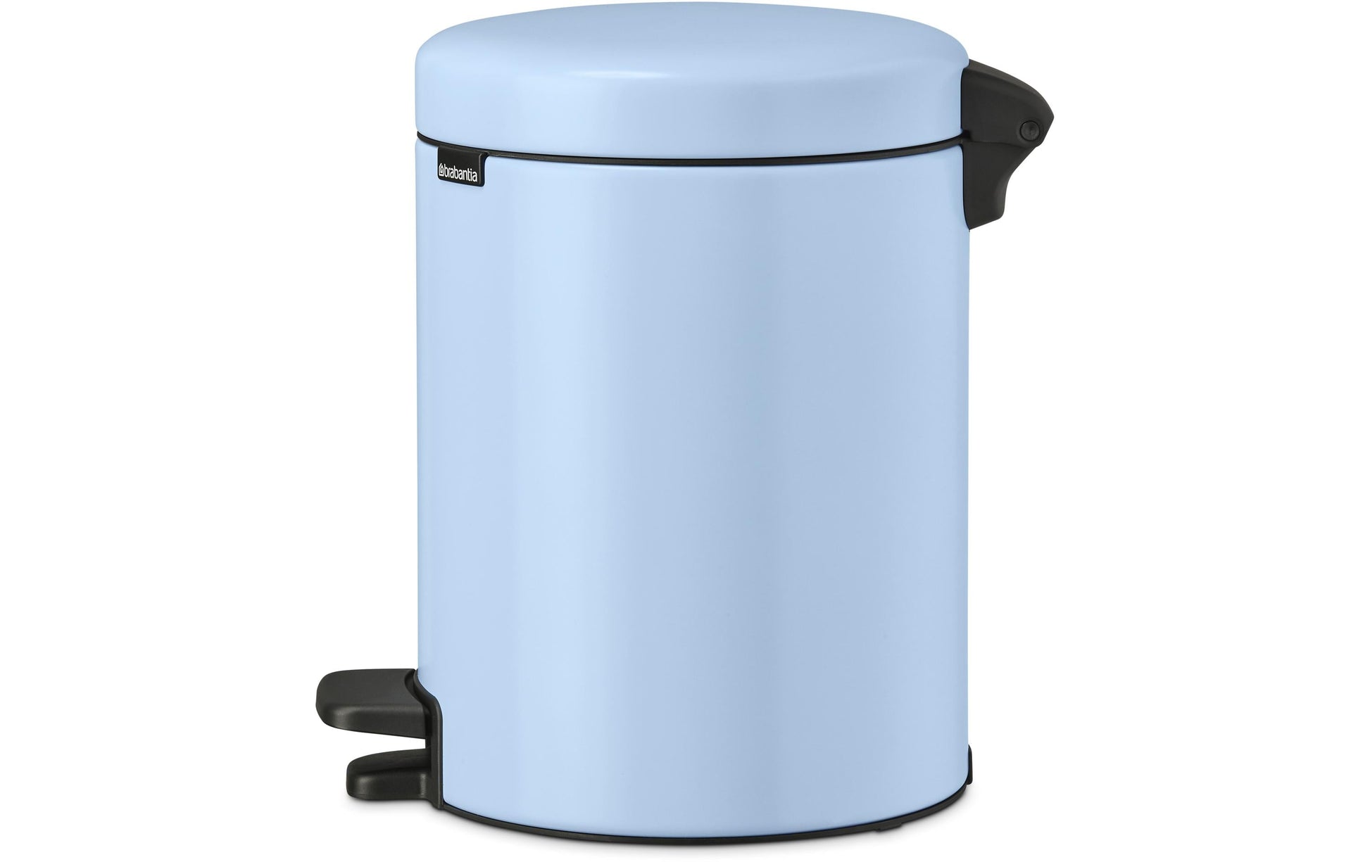 Brabantia NewIcon Treteimer – 5 l – Edelstahl, Rund – Blau