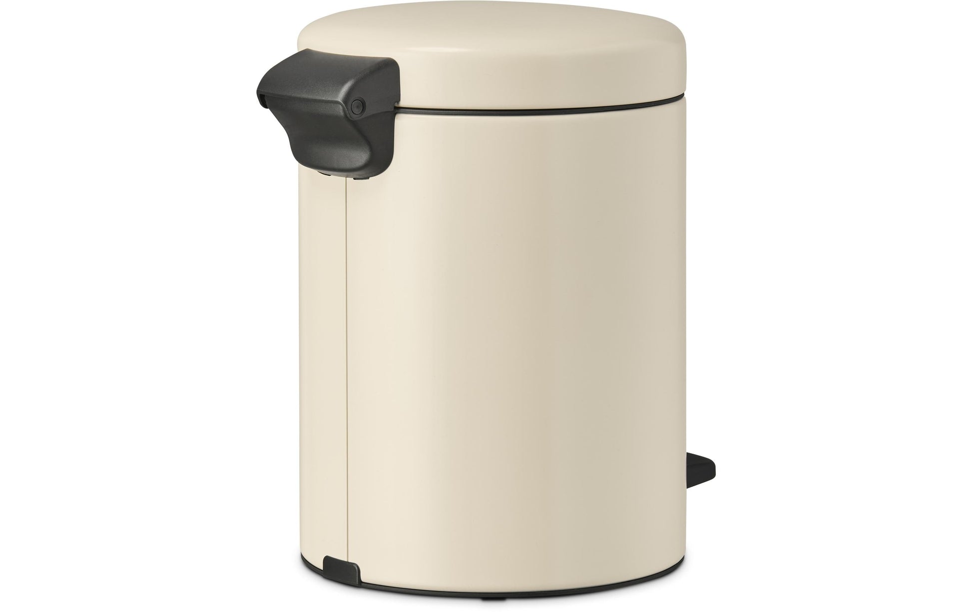 Brabantia NewIcon Treteimer – 5 l – Edelstahl, Rund – Beige