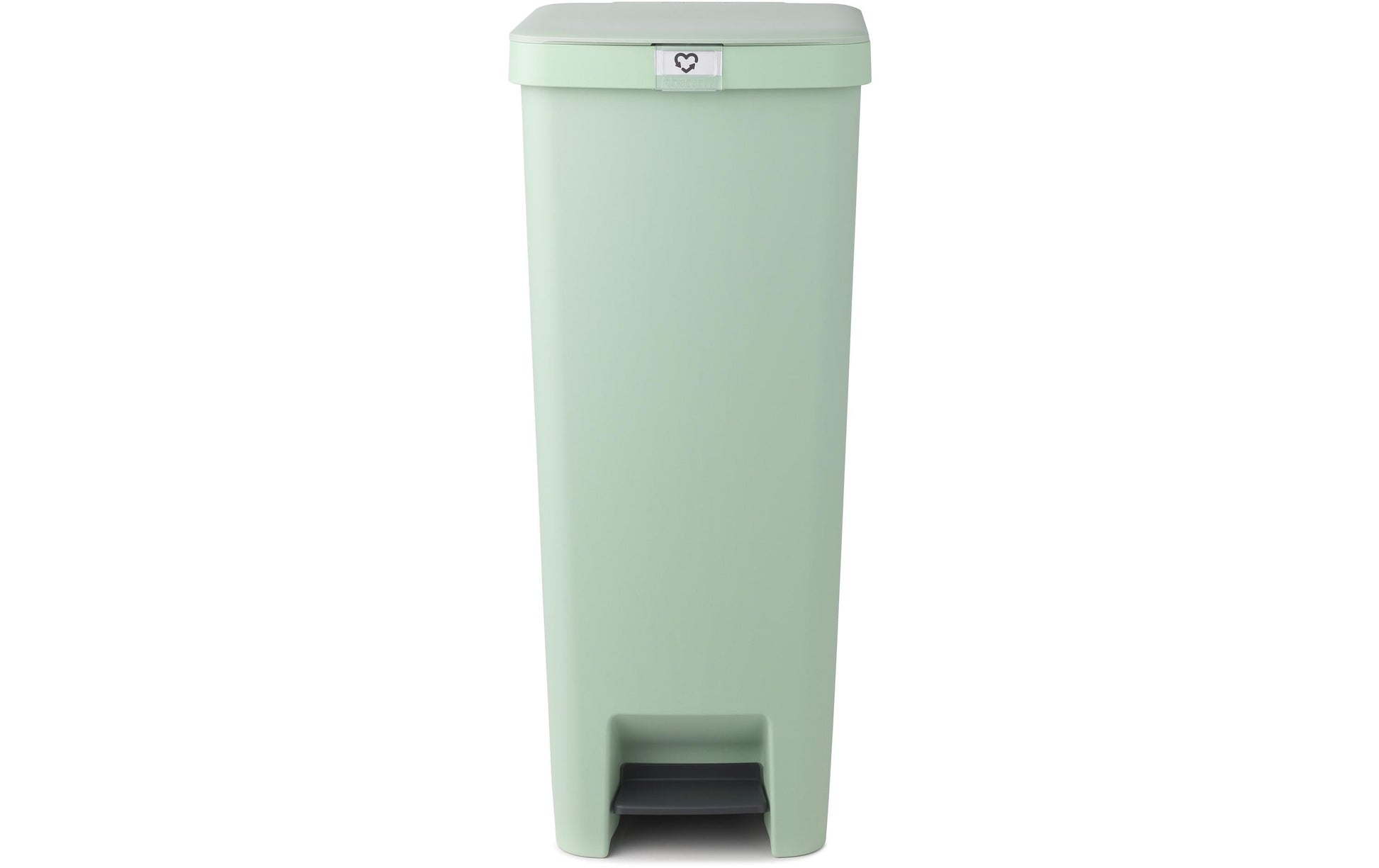 Brabantia Abfallcontainer – 40 l – mit Deckel – Kunststoff, Hellgrün – B × H × T 352 × 666 × 280 mm