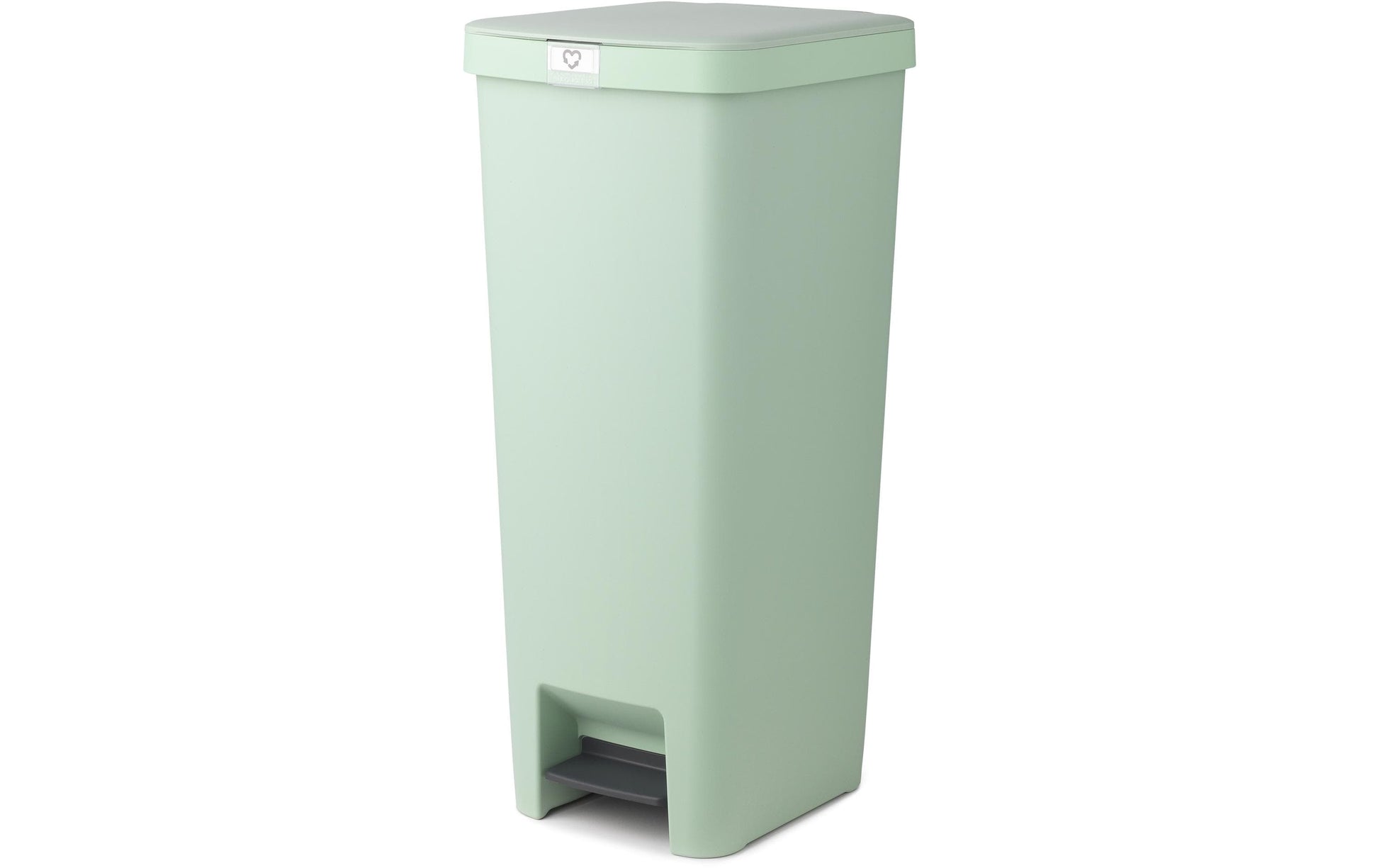 Brabantia Abfallcontainer – 40 l – mit Deckel – Kunststoff, Hellgrün – B × H × T 352 × 666 × 280 mm