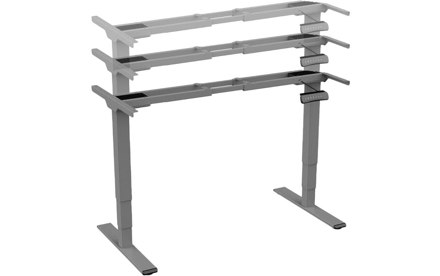 Contini Stehtisch – 170 × 127 cm – dunkelgrau – höhenverstellbar