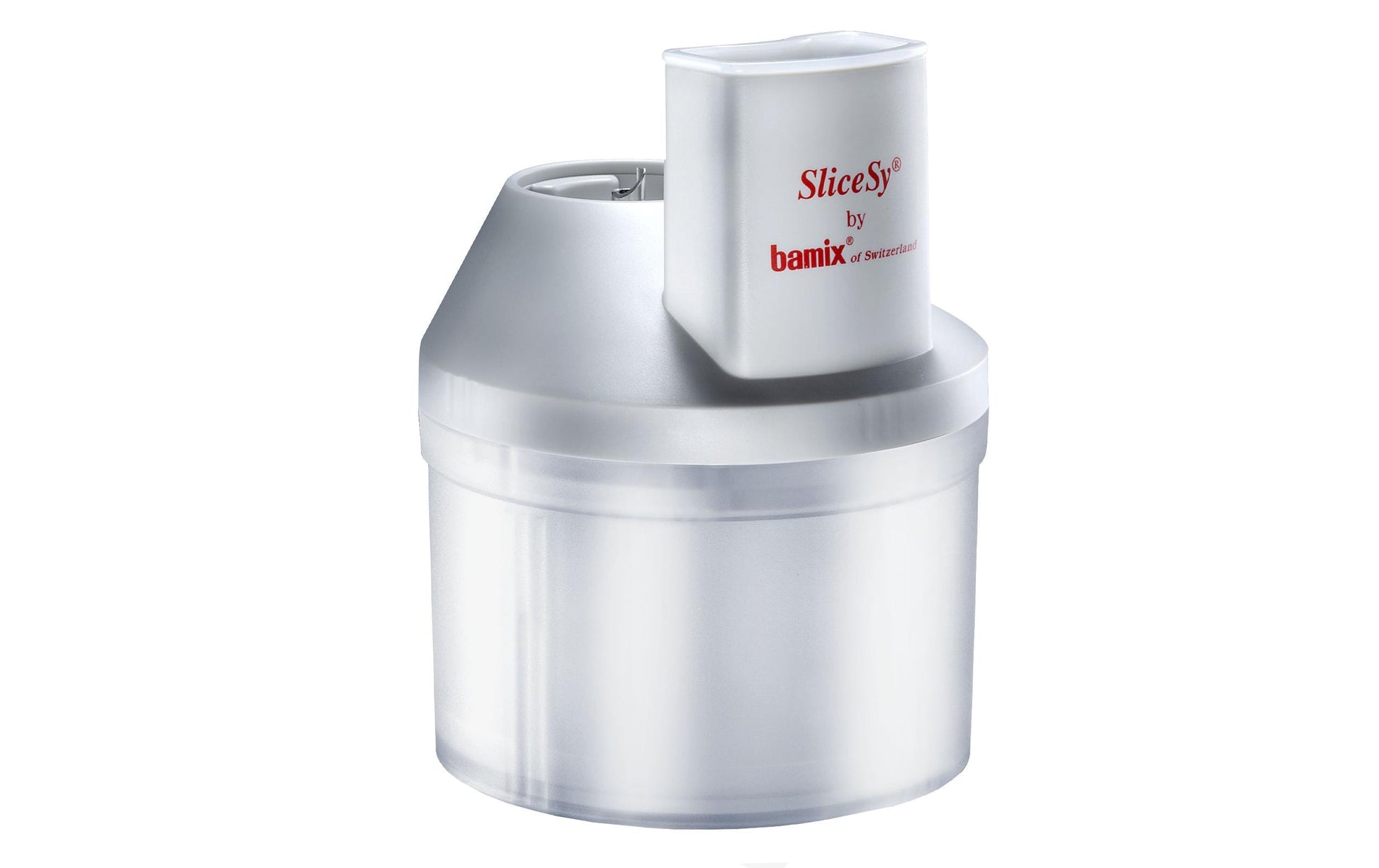 Bamix Stabmixer-Aufsatz SliceSy – für Stabmixer, Kunststoff, Grau