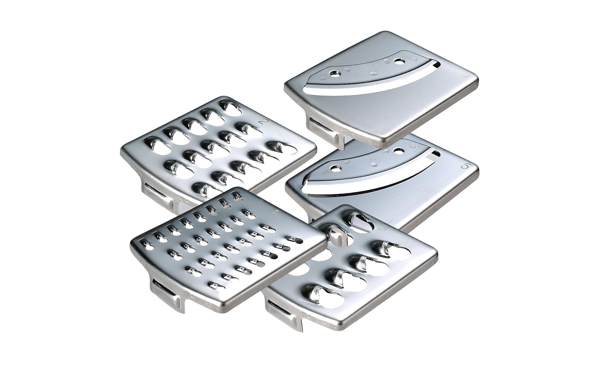 Bamix Stabmixer-Aufsatz SliceSy – für Stabmixer, Kunststoff, Grau