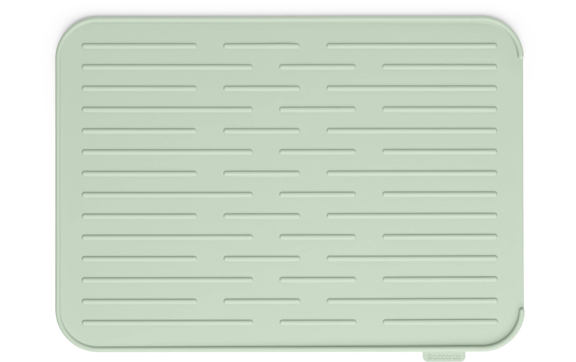 Brabantia Abtropfmatte 32,5 × 43,8 × 0,9 cm, Silikon, Hellgrün