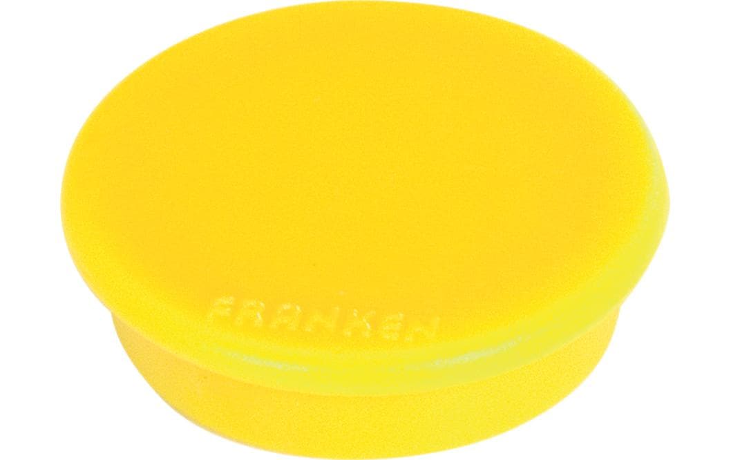 Franken Tafelmagnete – Ø 24 mm – 10 Stk. – gelb