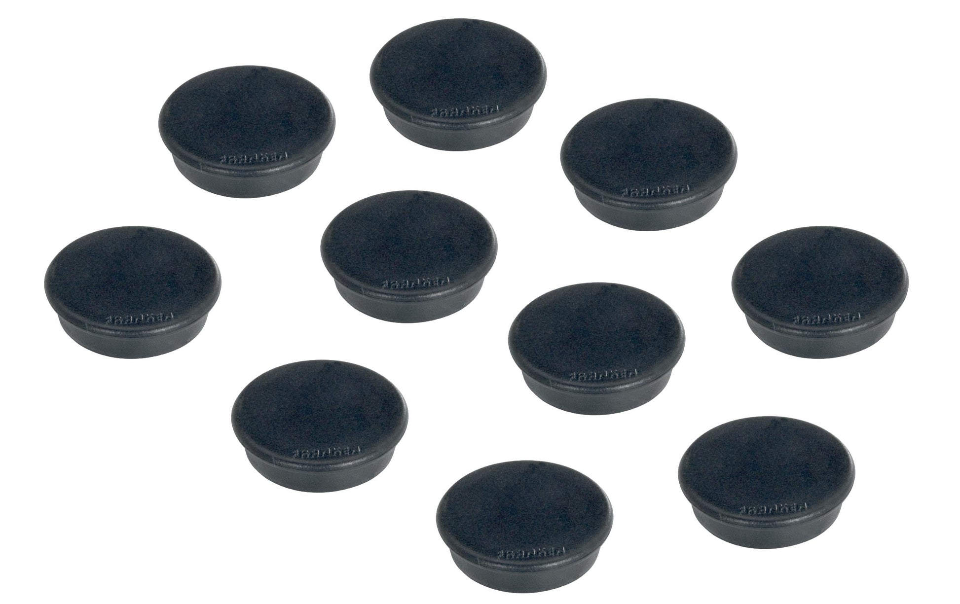 Franken Tafelmagnete – Ø 24 mm, 10 Stk., schwarz