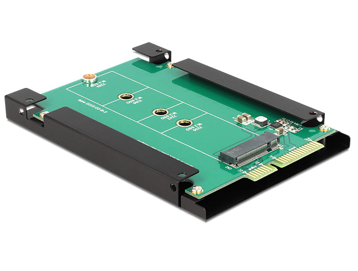 DeLOCK 62552 Adapterplatine M.2 zu SATA – 6 Gbit/s, inkl. 2,5" (9 mm) Einbaurahmen, für M.2 SATA SSDs