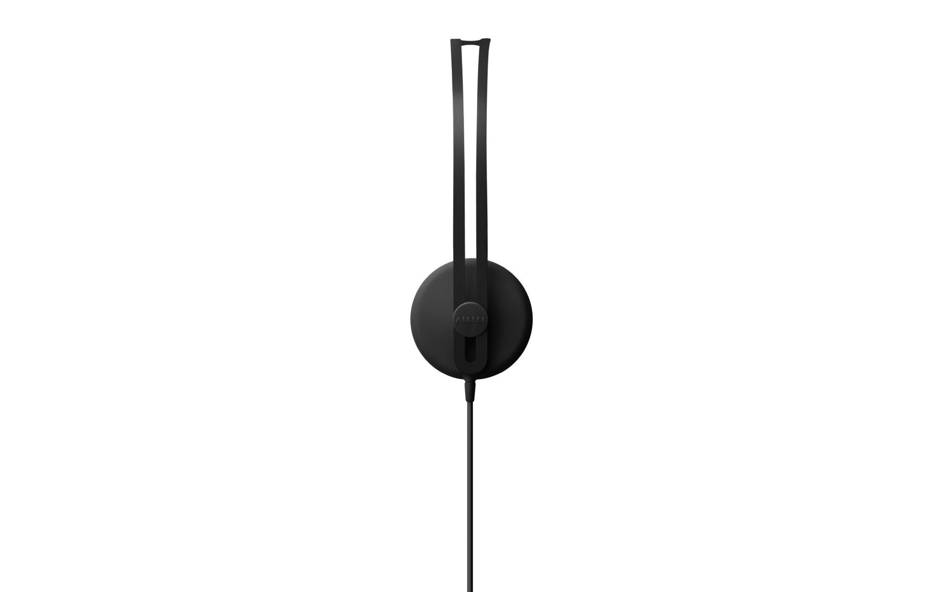AIAIAI Tracks – On-Ear Headset – 3,5 mm Klinke, Inline-Fernbedienung – Schwarz