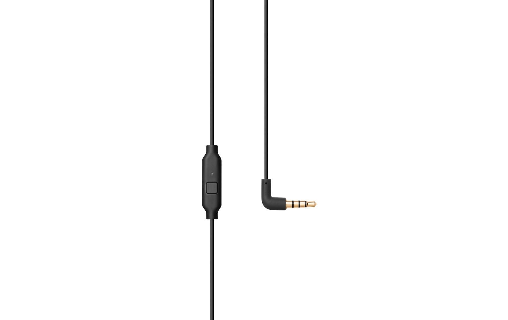 AIAIAI Tracks – On-Ear Headset – 3,5 mm Klinke, Inline-Fernbedienung – Schwarz