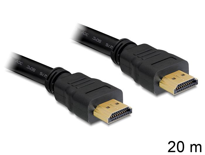 DeLOCK HDMI-Kabel, Schwarz, 1 Stück