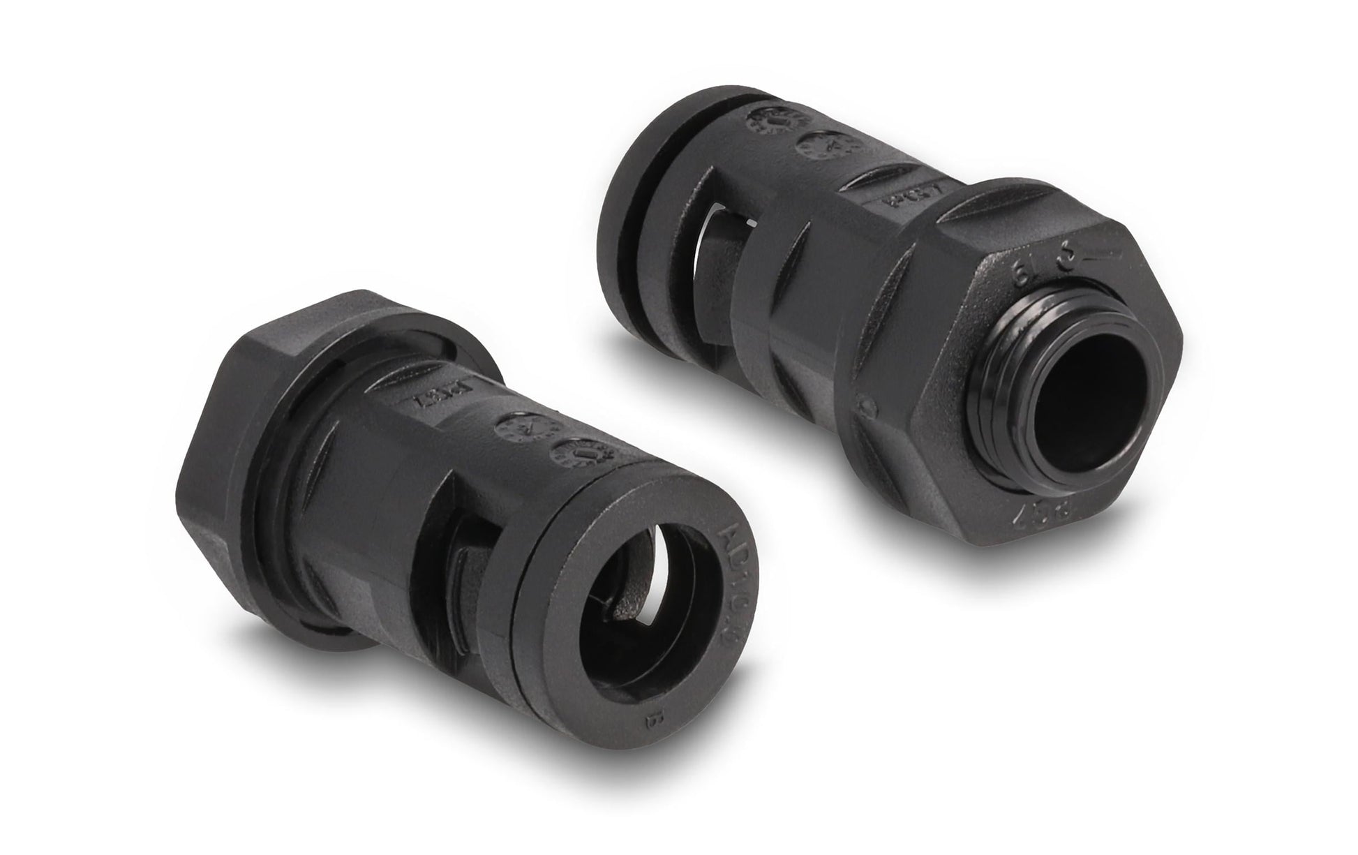DeLOCK Kabelschlauch – Ø 10 mm – 2 m – Kunststoff – Schwarz