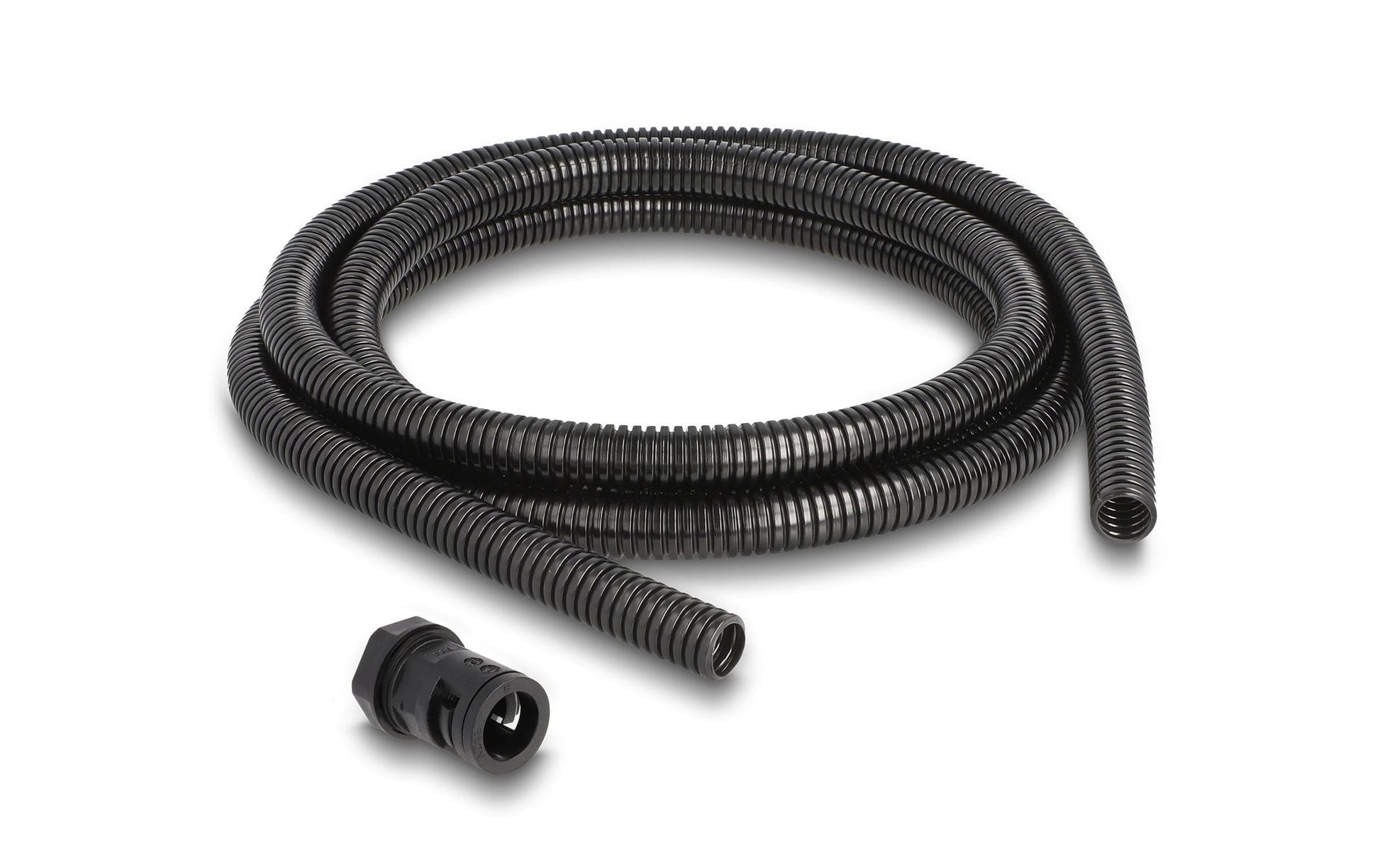 DeLOCK Kabelschlauch, Ø 13 mm × 2 m, IP67, wasserfest – schwarz