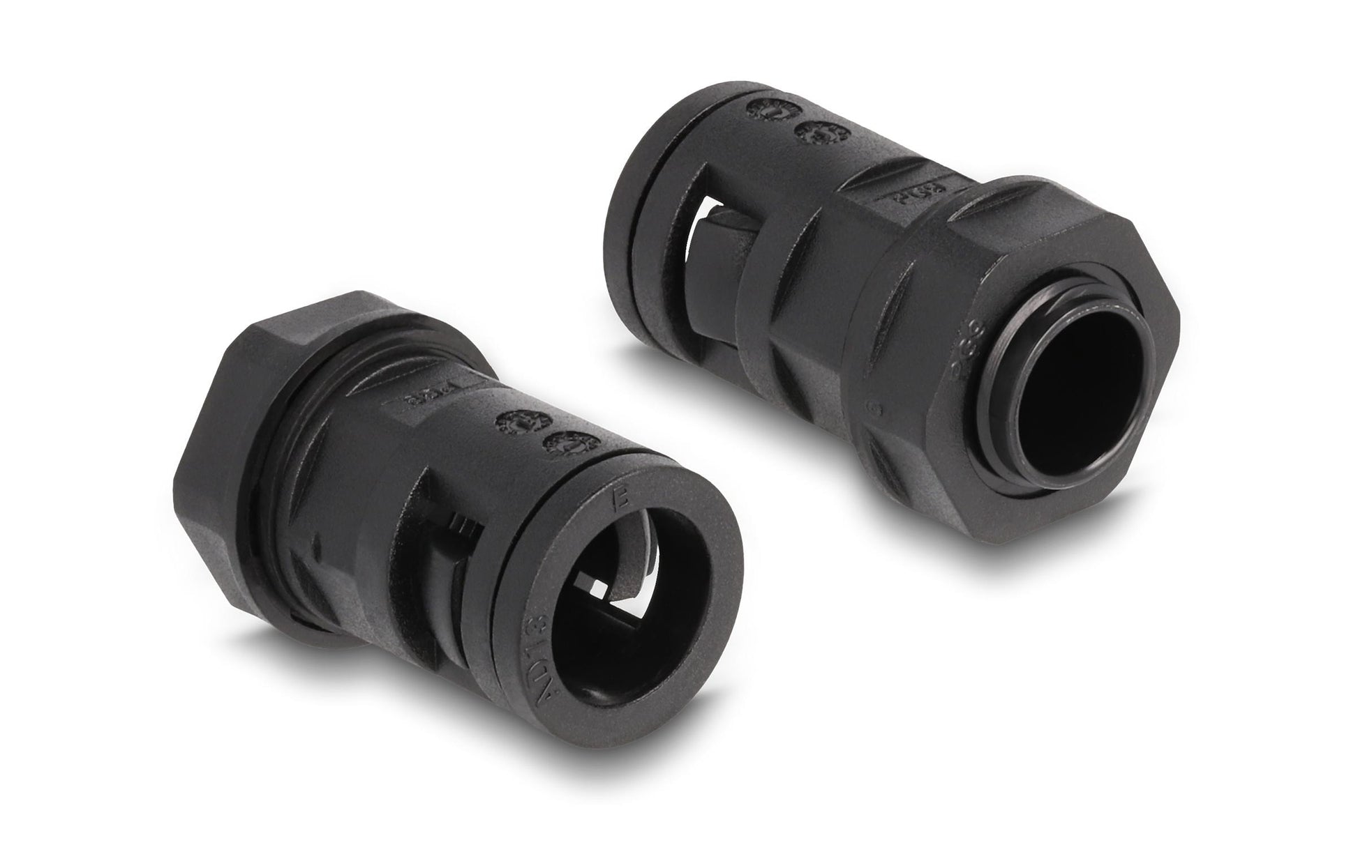 DeLOCK Kabelschlauch, Ø 13 mm × 2 m, IP67, wasserfest – schwarz